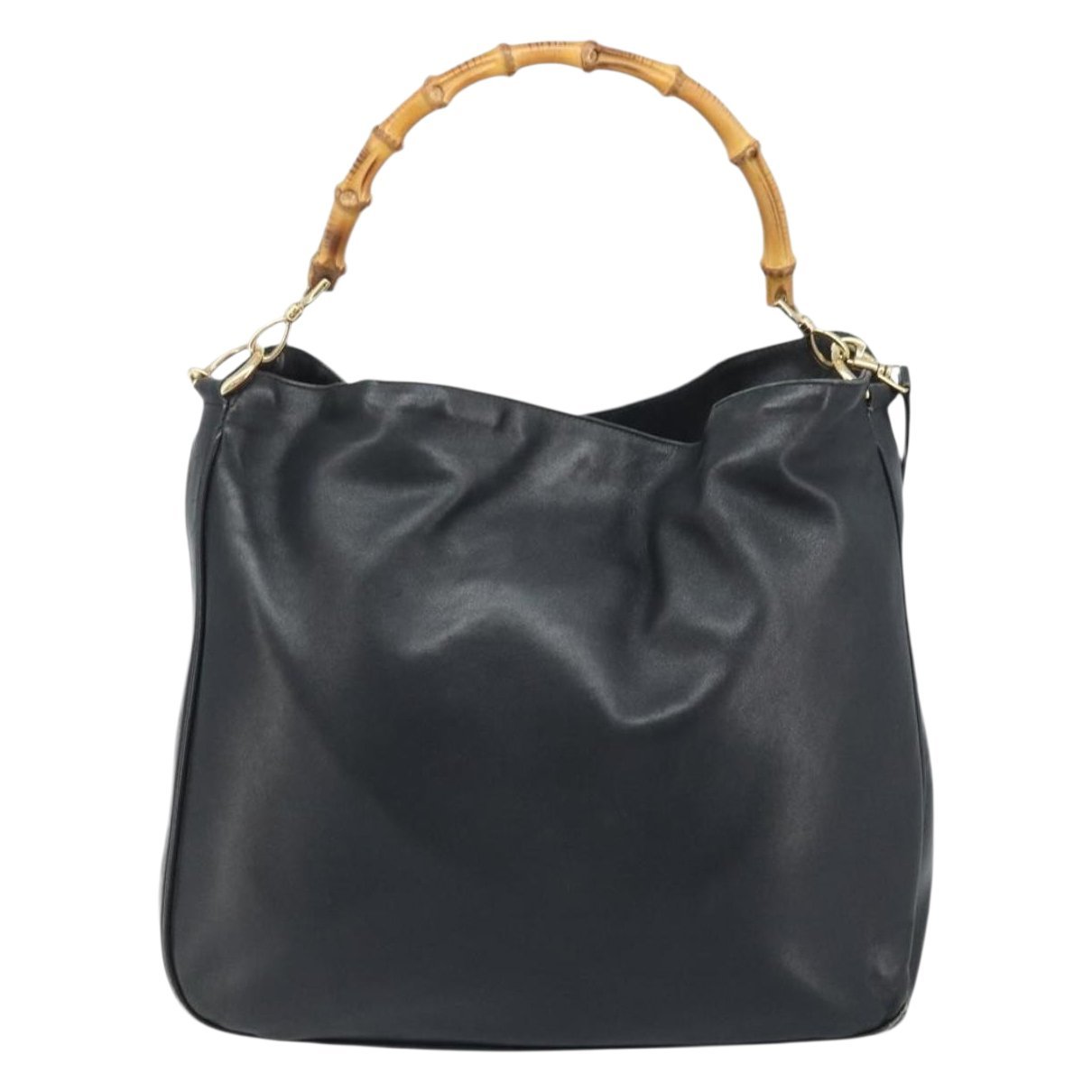 Bamboo leather handbag