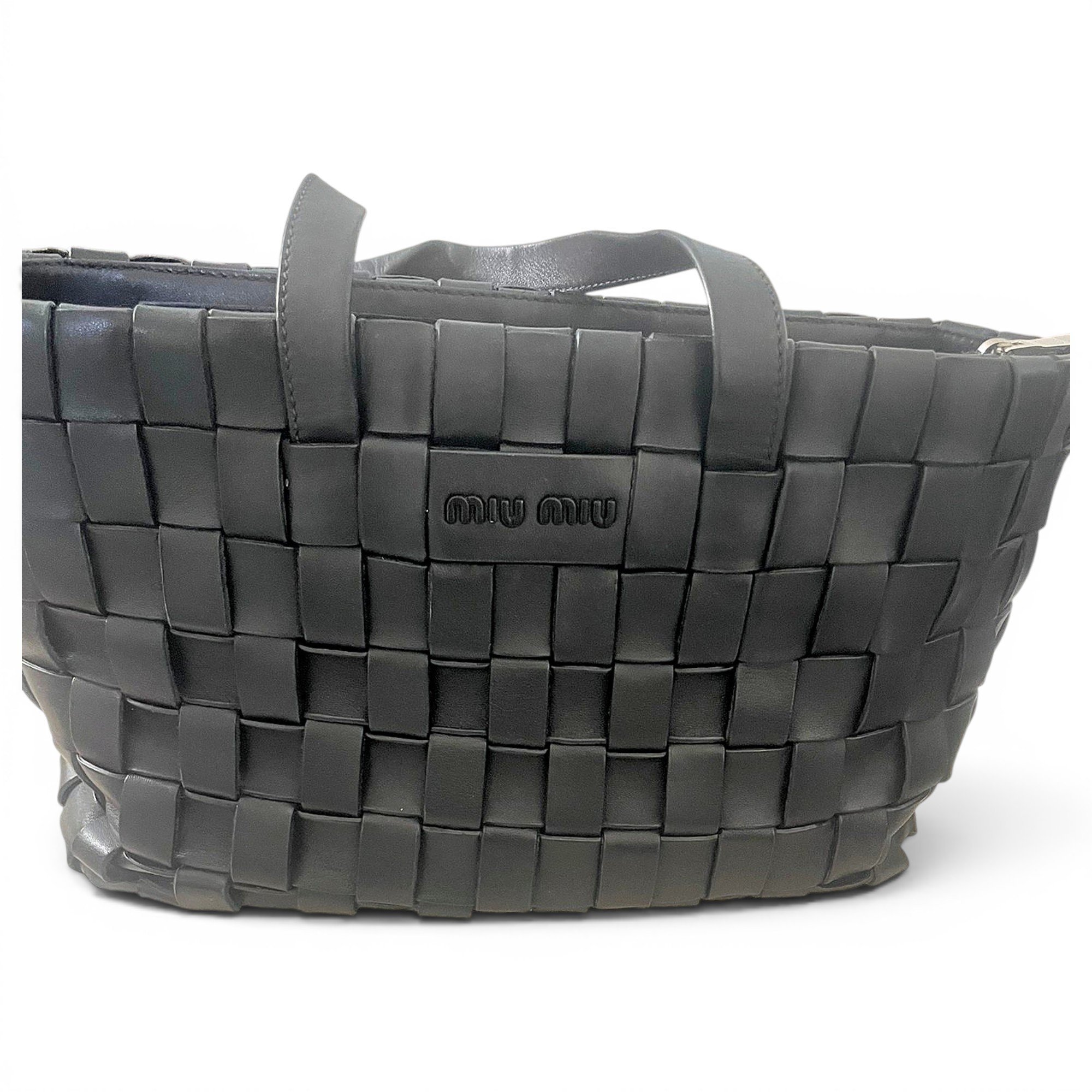 Leather tote