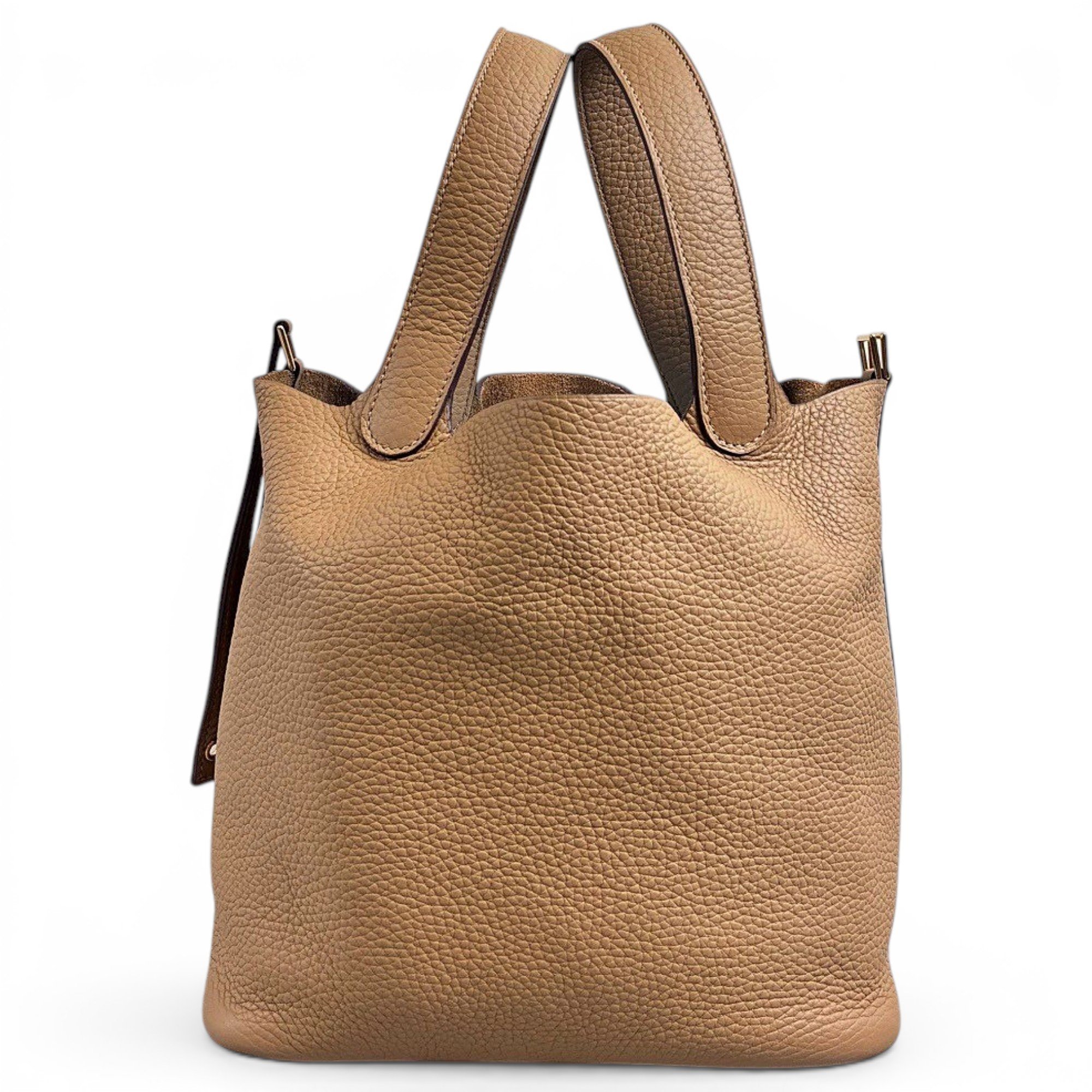 Picotin leather handbag