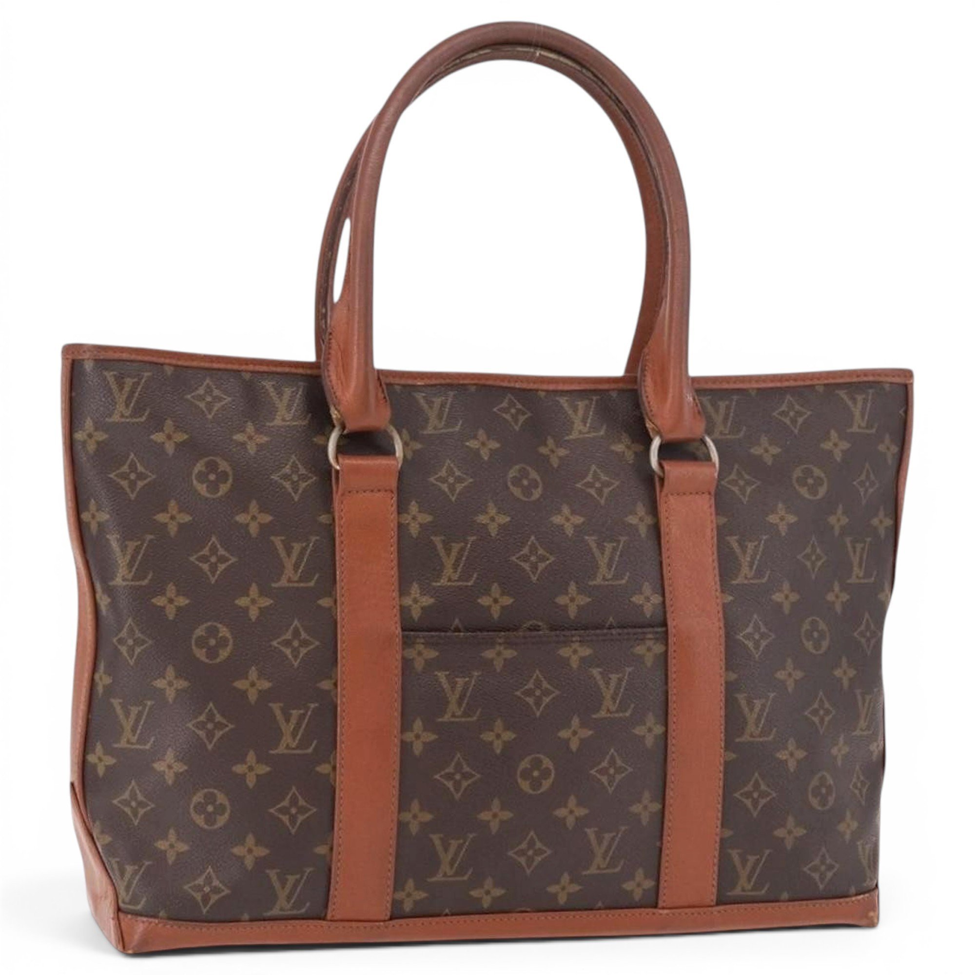 Leather tote