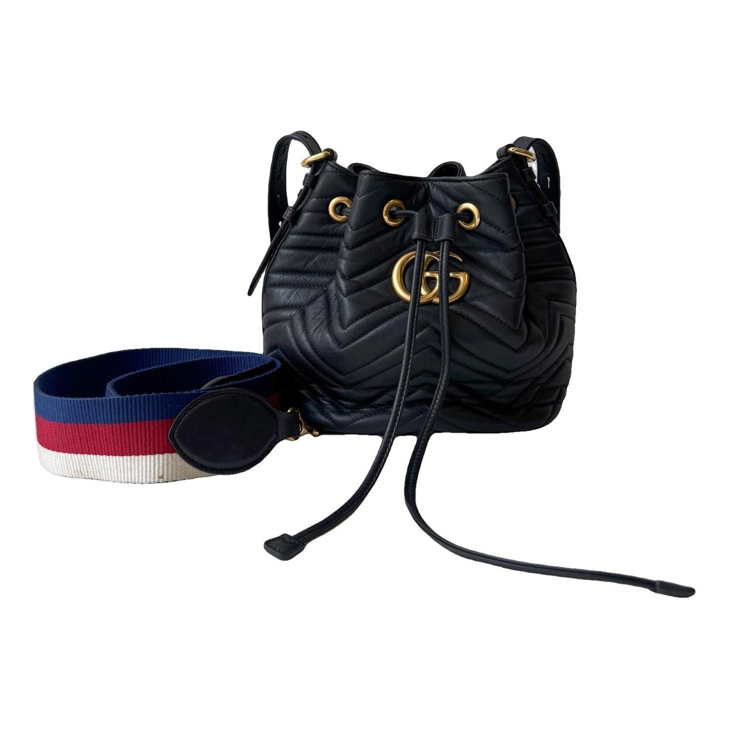 GG Marmont Bucket leather handbag