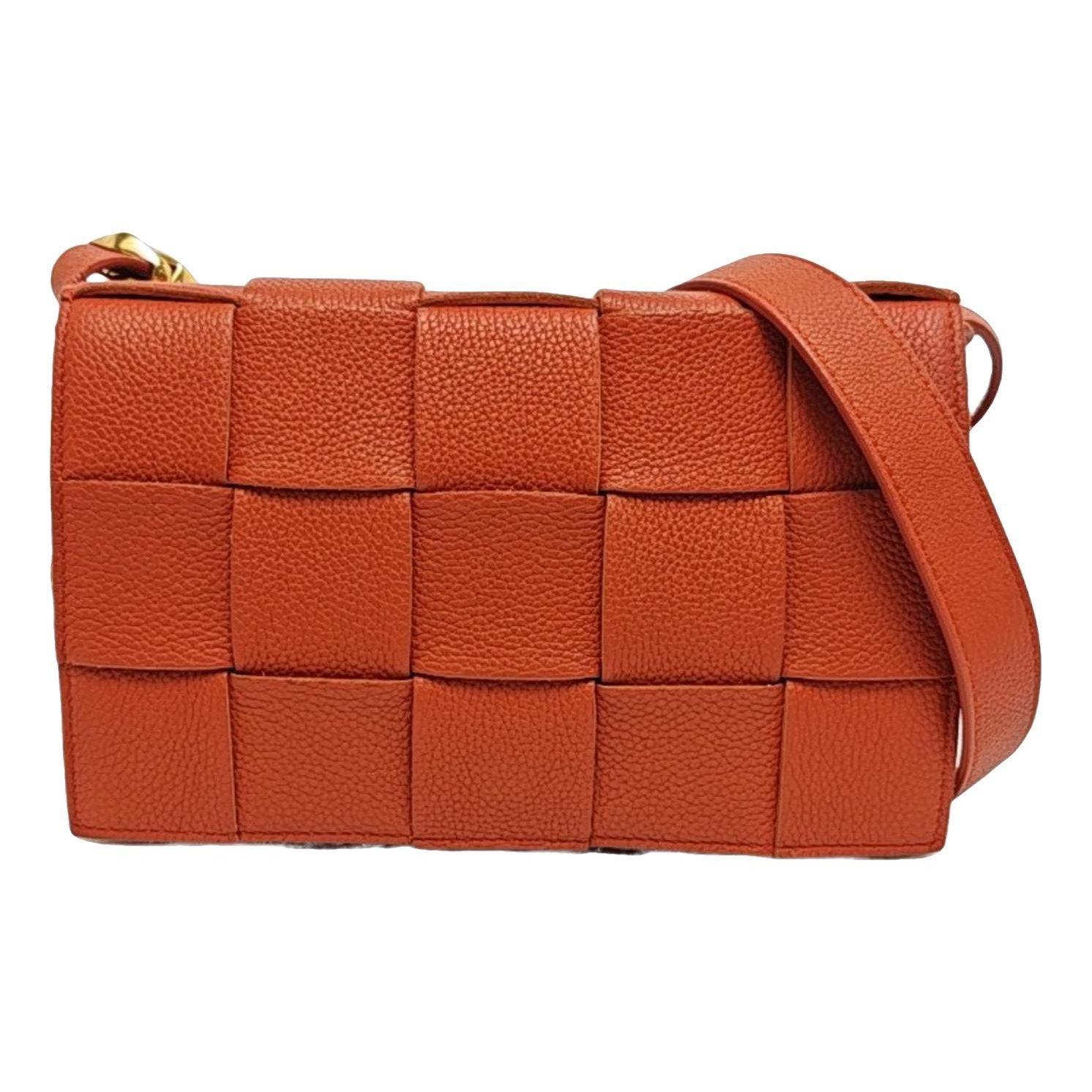 Cassette leather crossbody bag