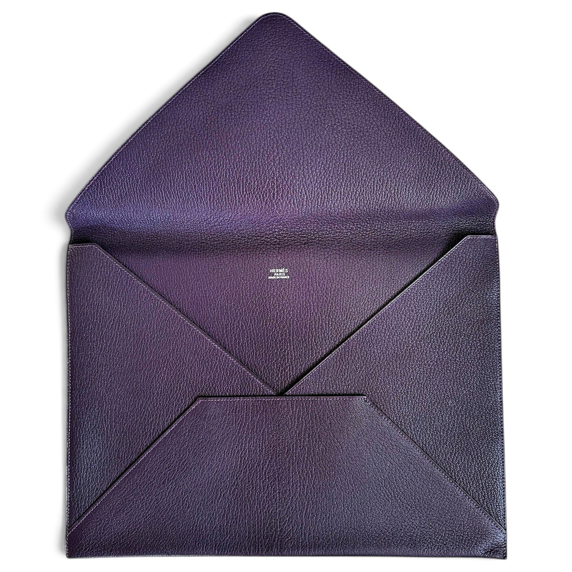 Hermes Rio Handbag Aubergine