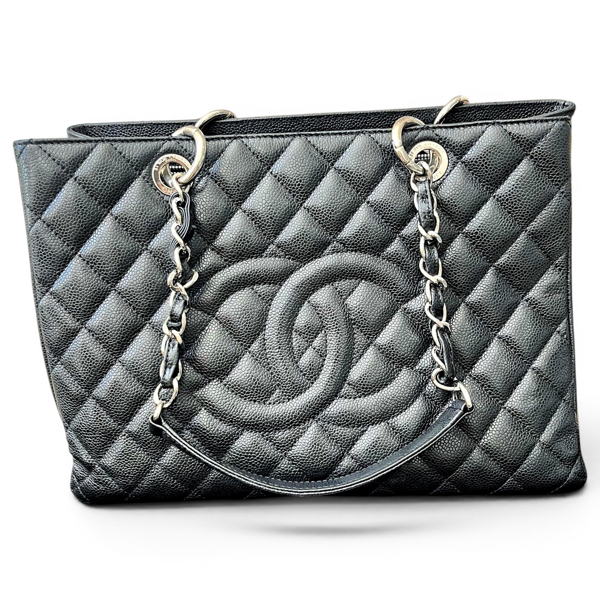 Grand shopping leather tote