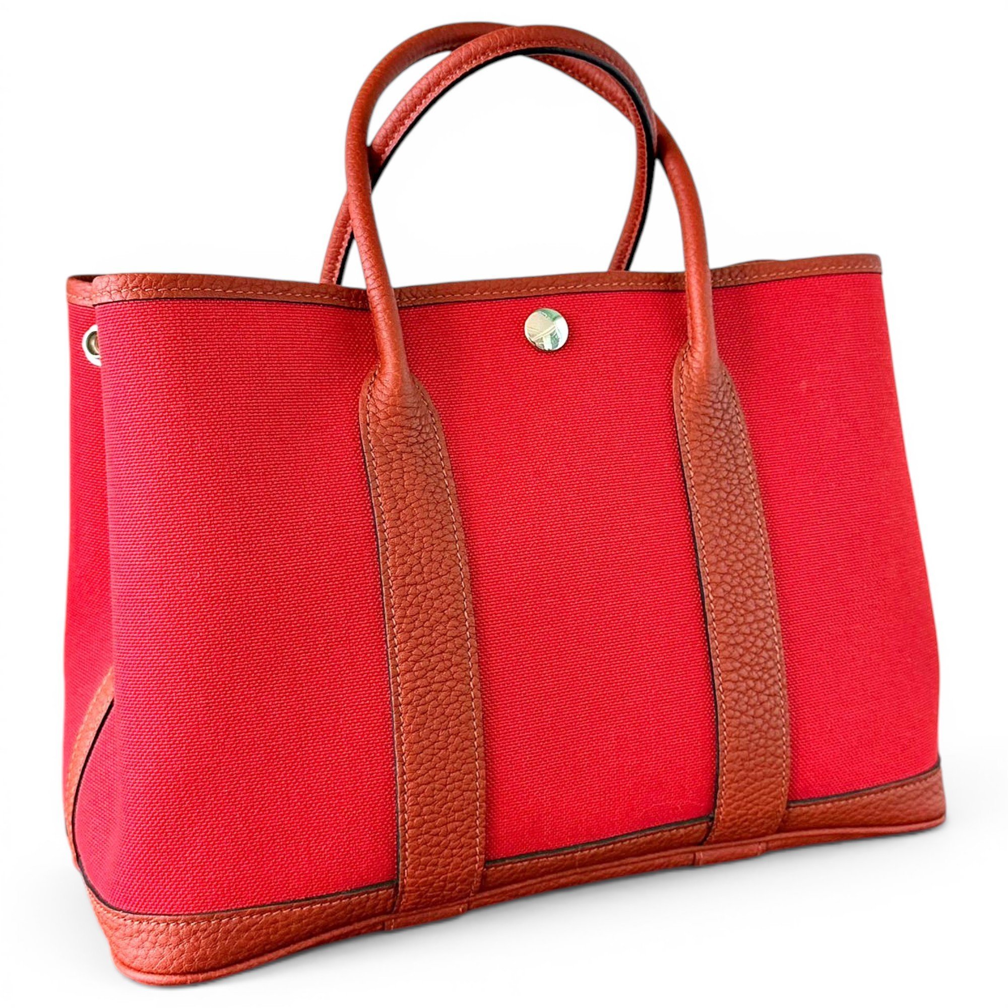 Garden Party leather handbag