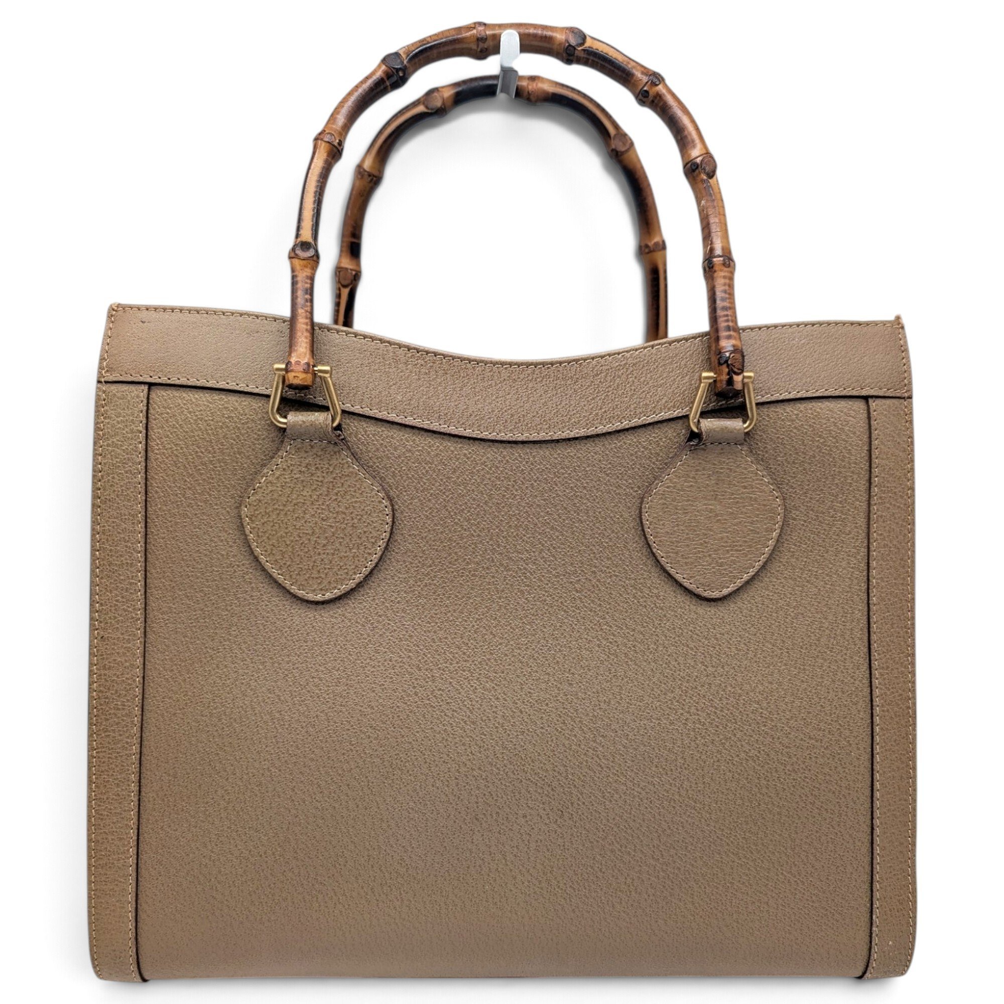 Bamboo Shopper leather tote