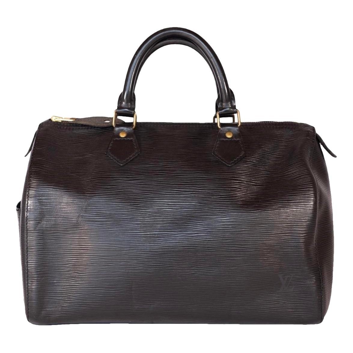 Speedy leather handbag