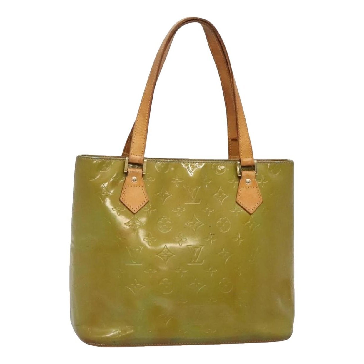 Patent leather handbag