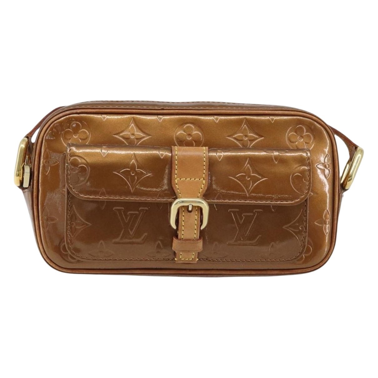 Patent leather handbag