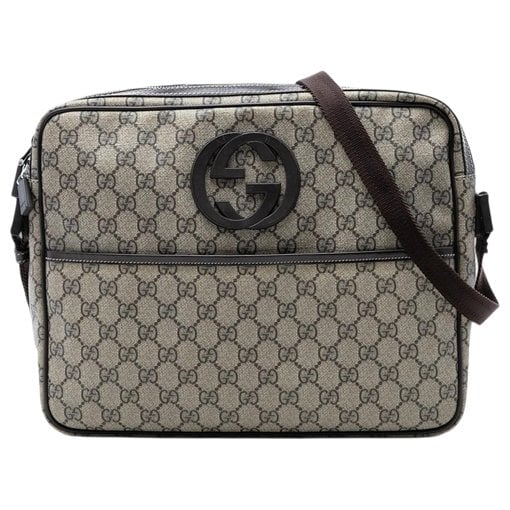 Interlocking cloth crossbody bag