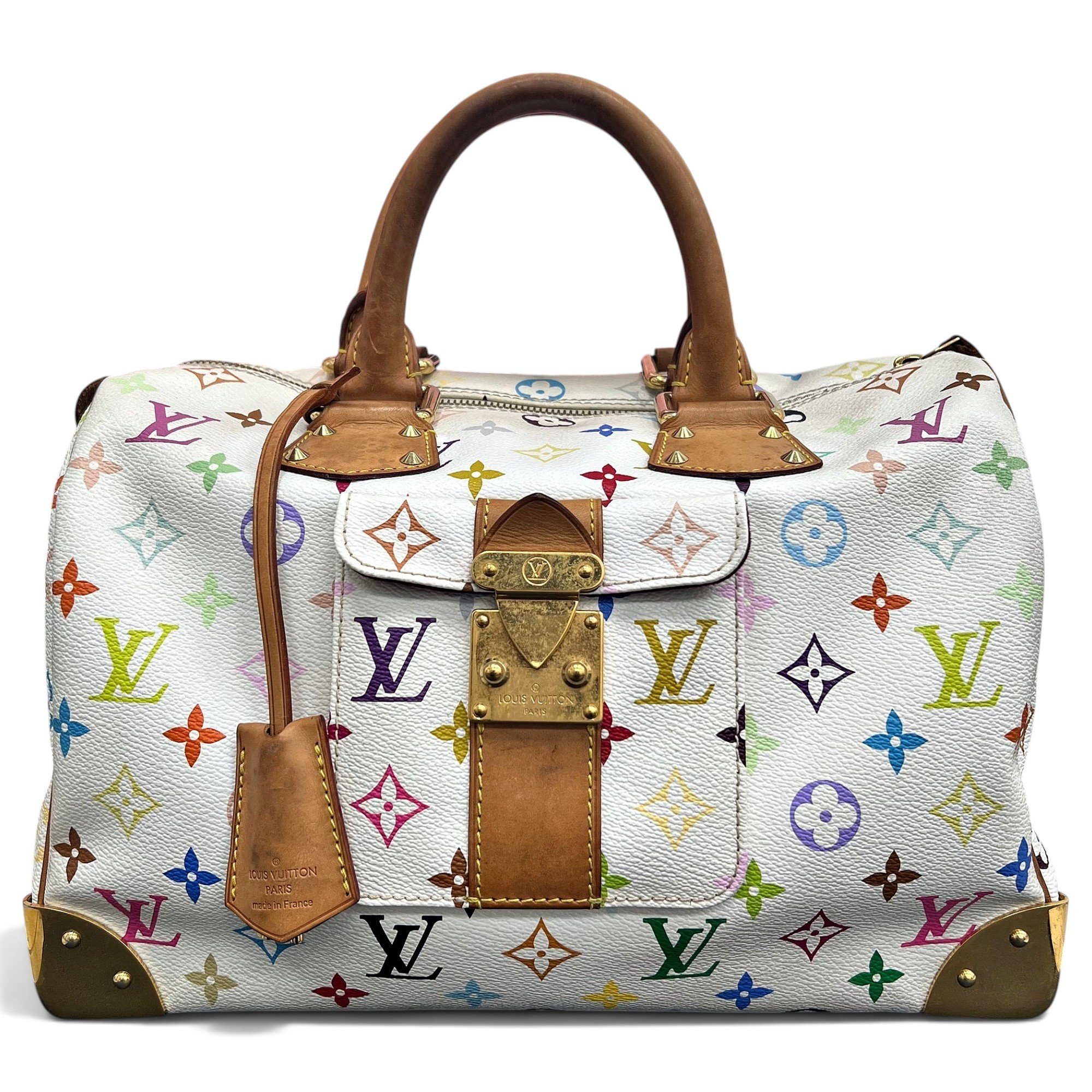 Speedy leather handbag