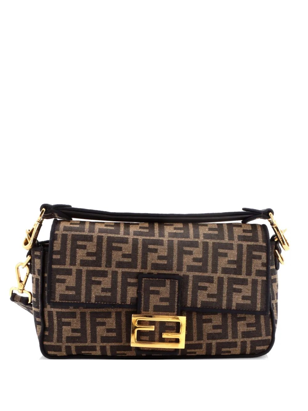 Baguette NM Bag Zucca Canvas Medium shoulder bag