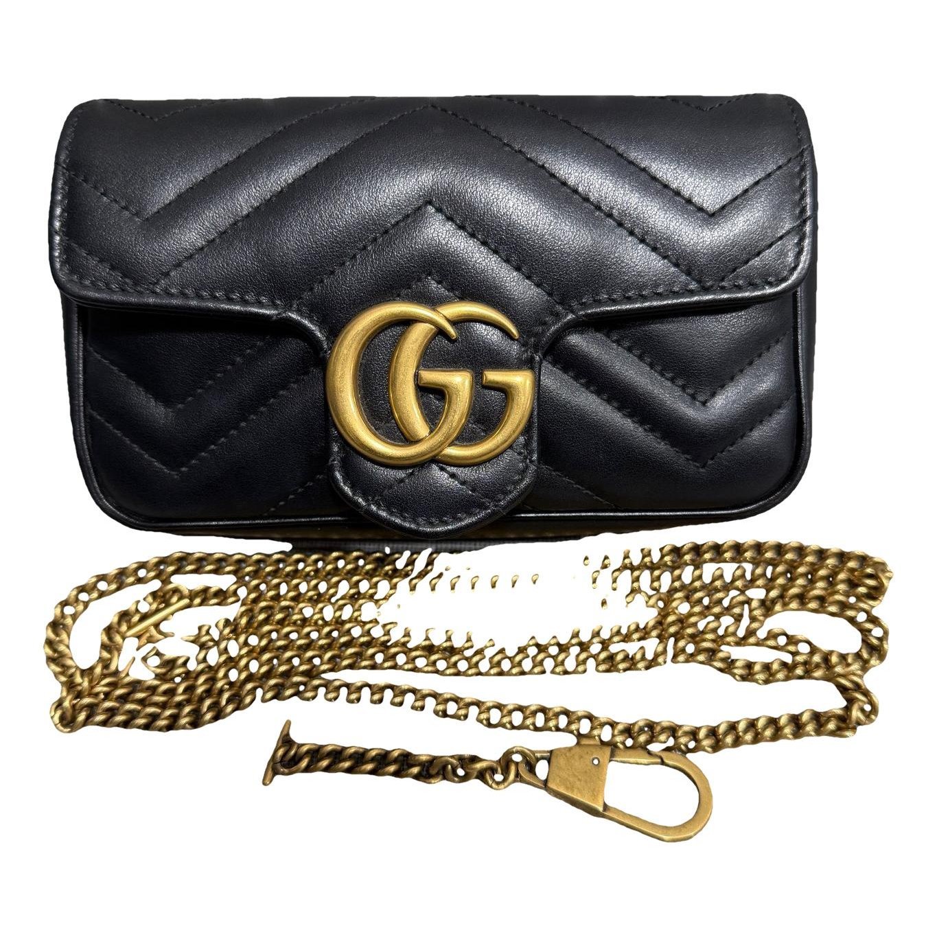 GG Marmont Flap leather handbag