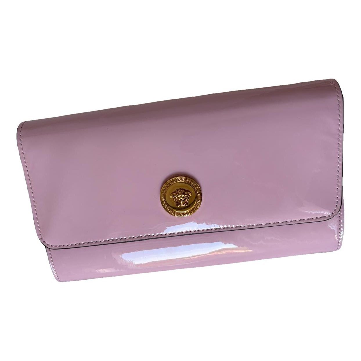 La Medusa patent leather handbag