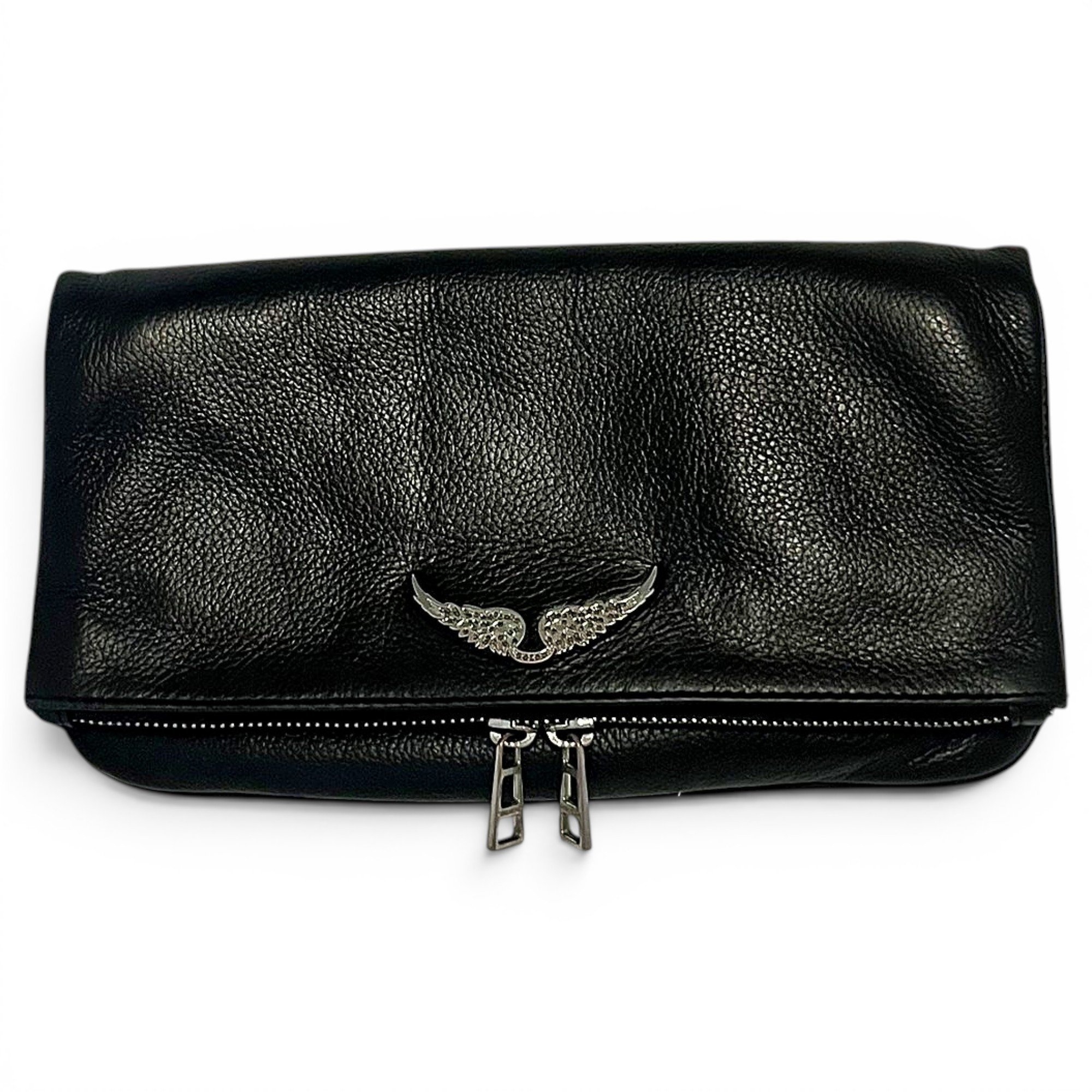 Rock leather crossbody bag