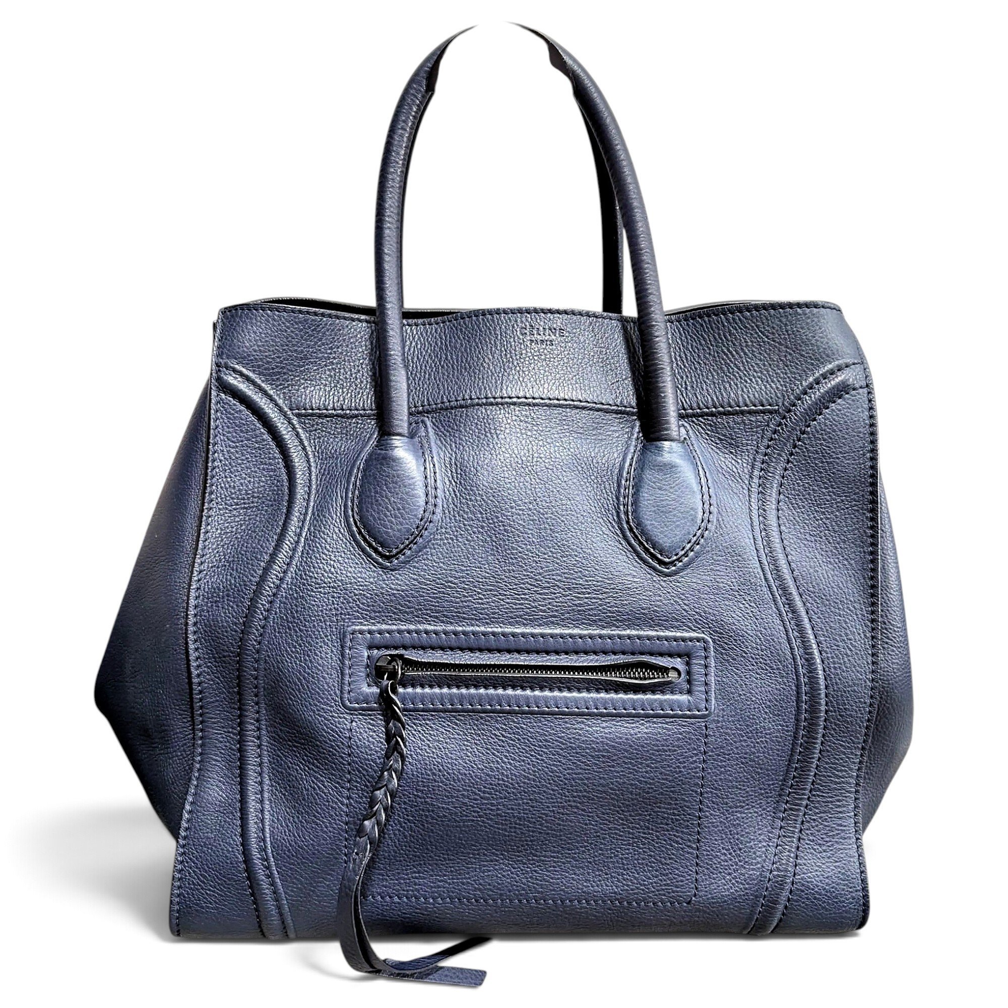 Luggage leather handbag