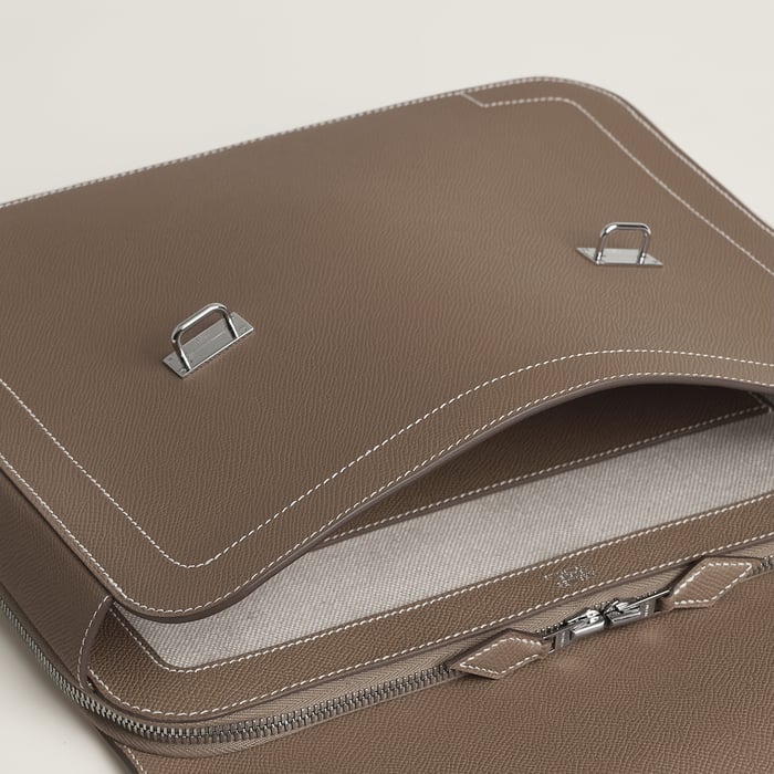 Étoupe Hermès Messenger 57 Bag