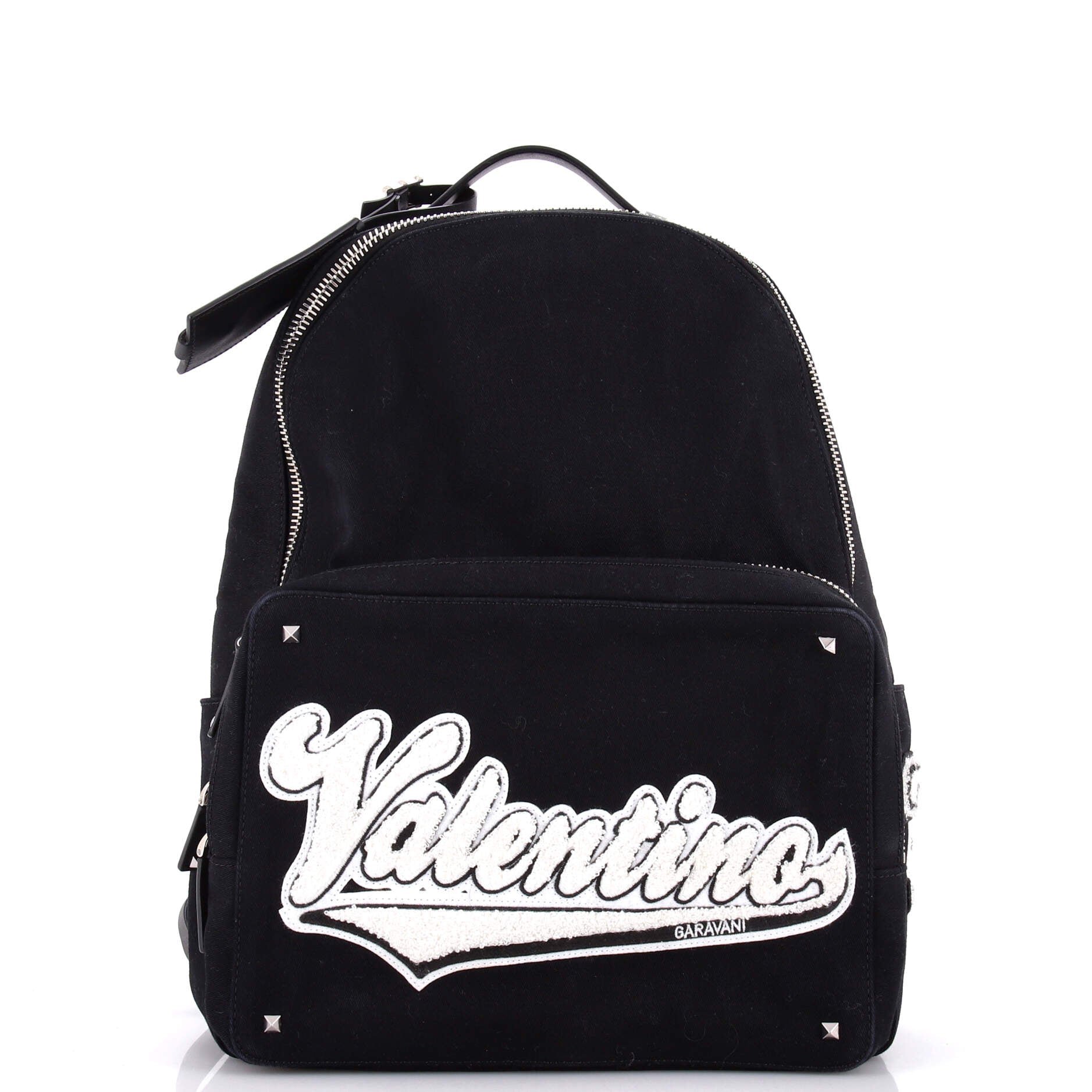 Logo Backpack Canvas with Applique Medium
