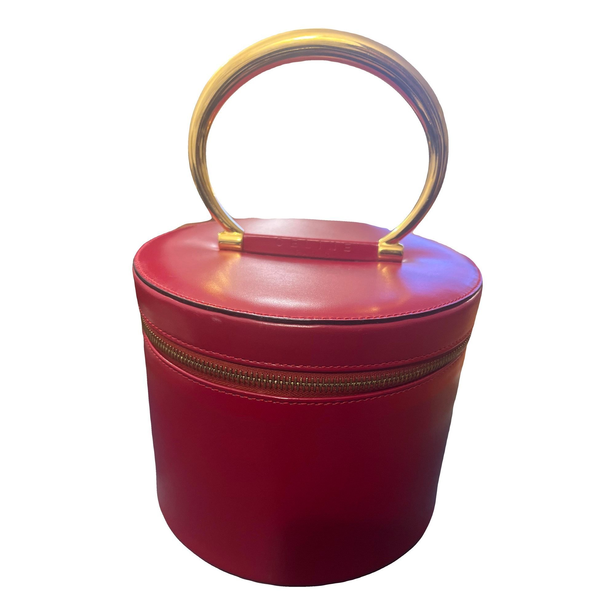 Leather vanity case