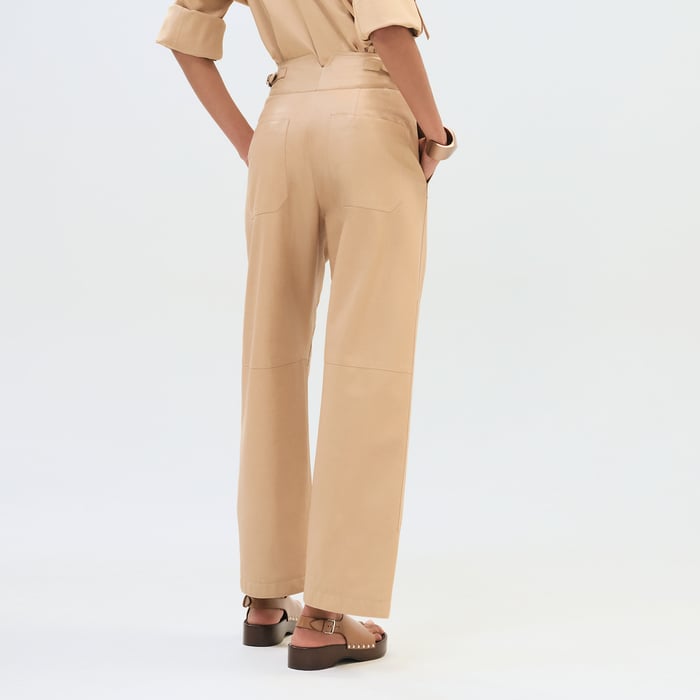 Beige Kraft Chino Pants