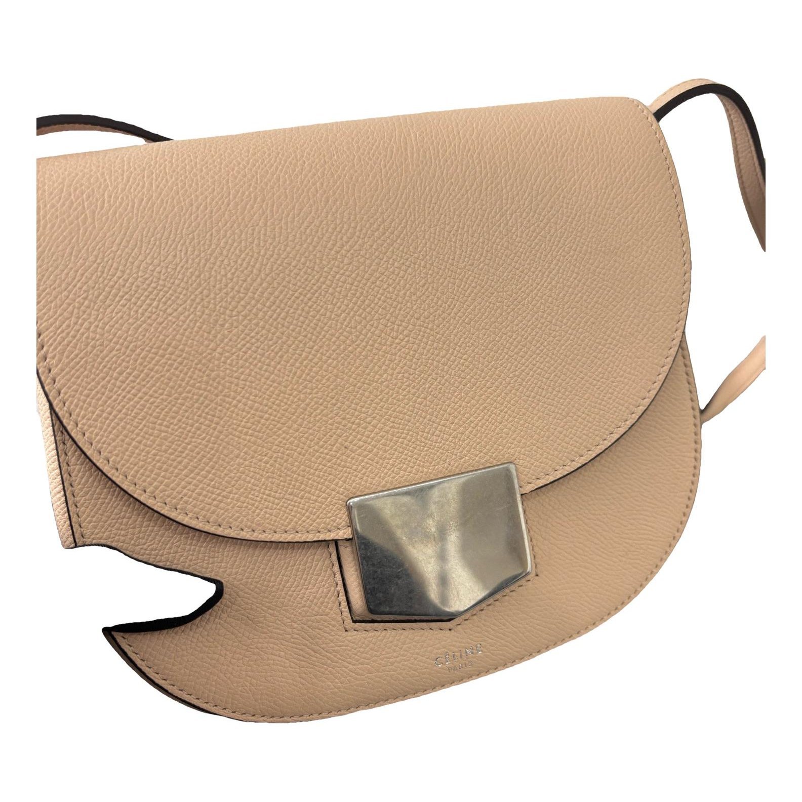 Trotteur leather crossbody bag