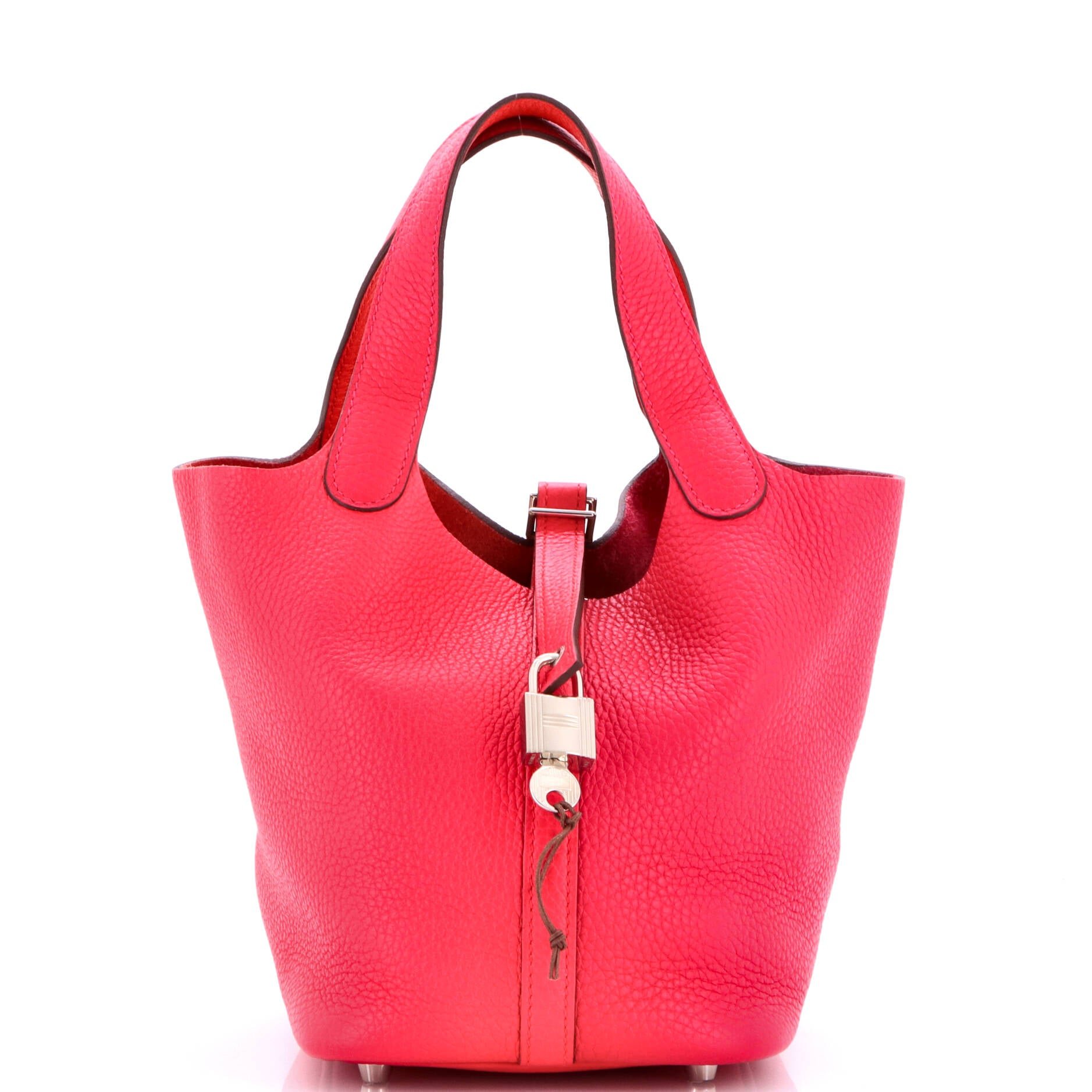 Picotin Lock Bag Tricolor Clemence PM