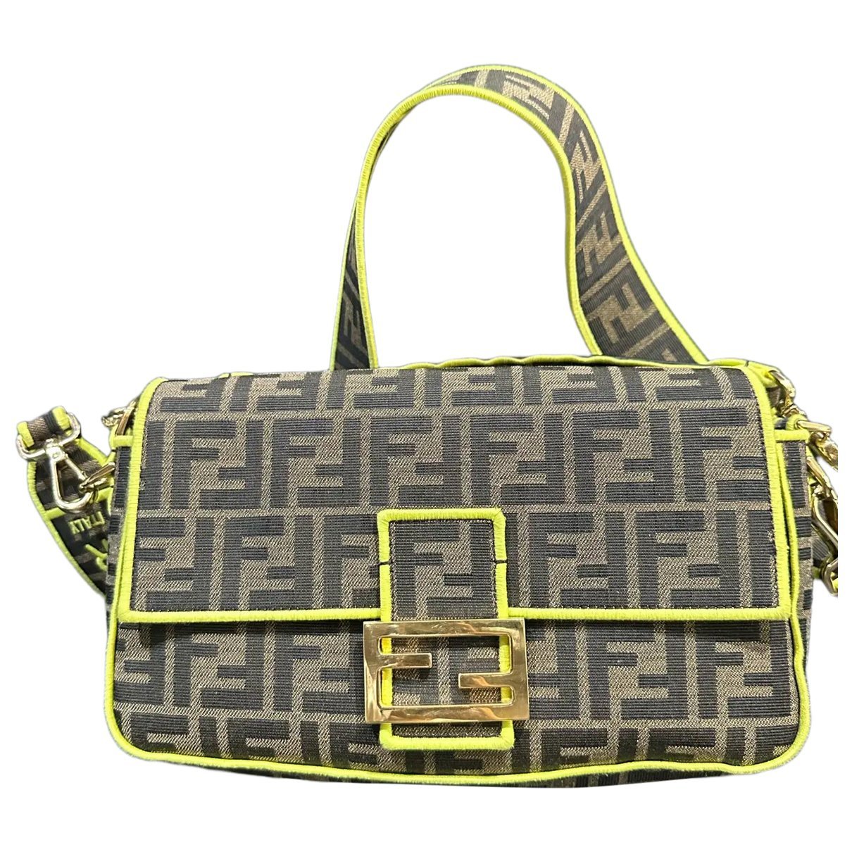 Baguette cloth crossbody bag
