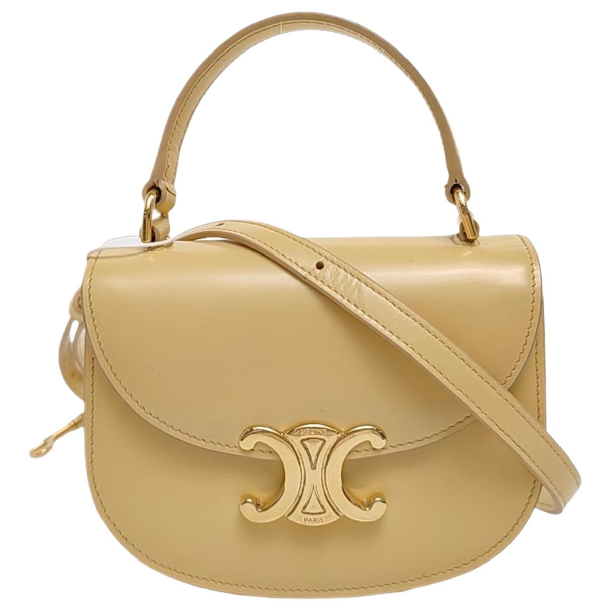Triomphe leather handbag