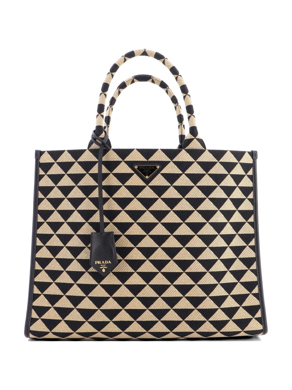 Symbole Shopper Jacquard Large tote bag