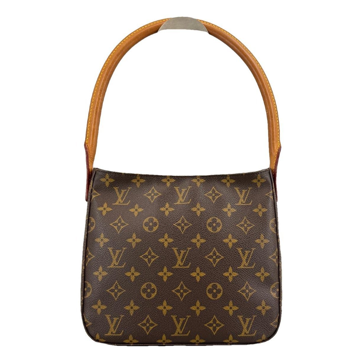 Looping leather handbag