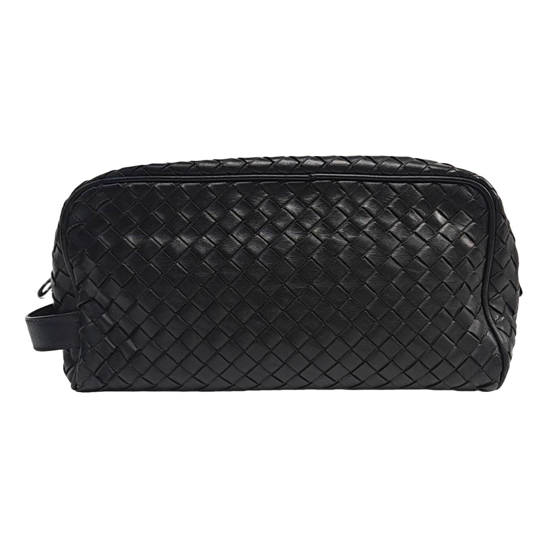 Olimpia leather clutch bag