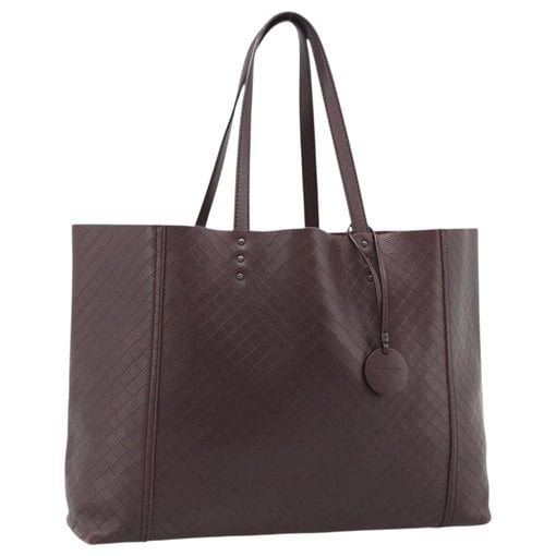 Leather tote