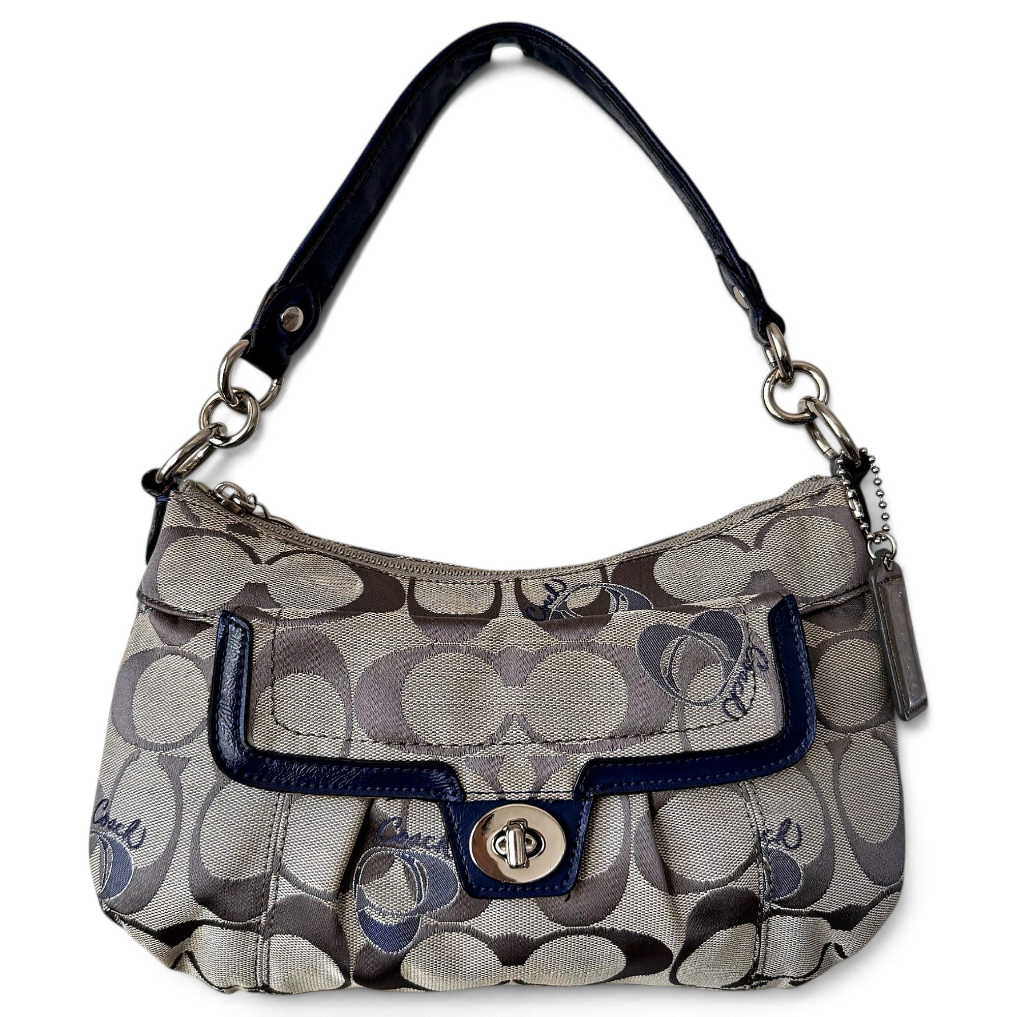 Coach Signature Sufflette cloth handbag