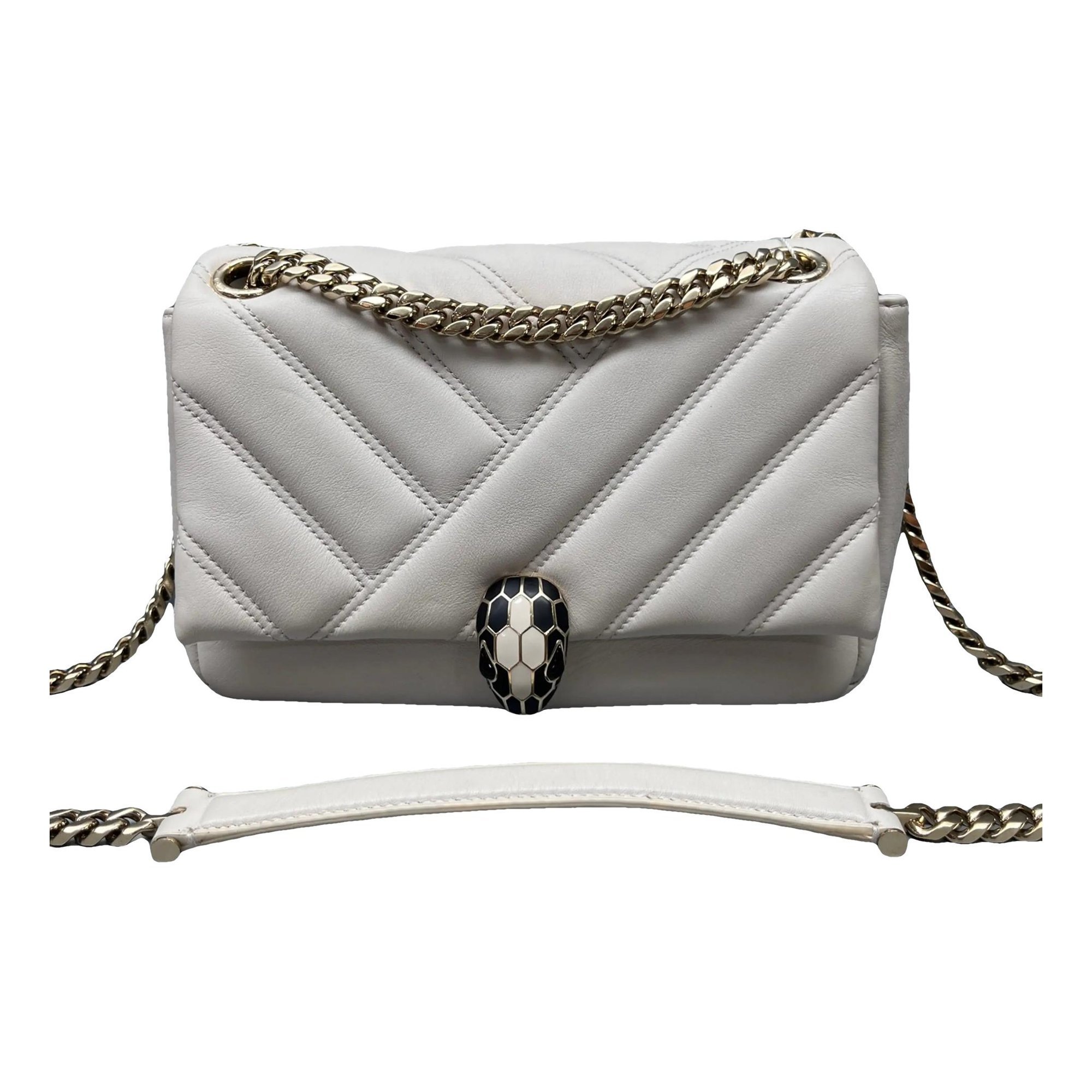 Serpenti leather crossbody bag