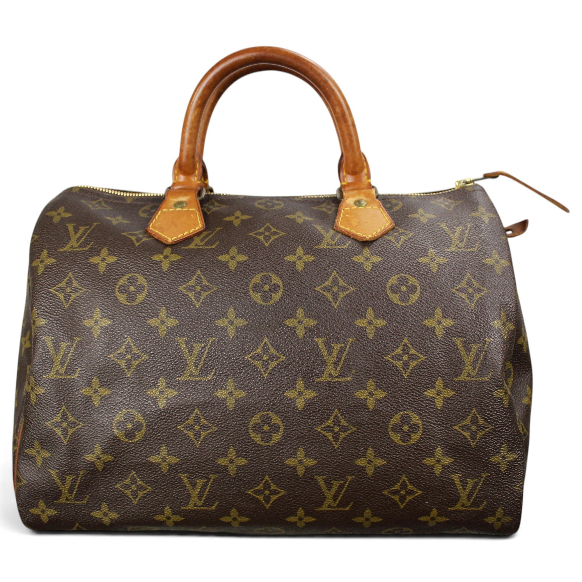 Speedy leather handbag