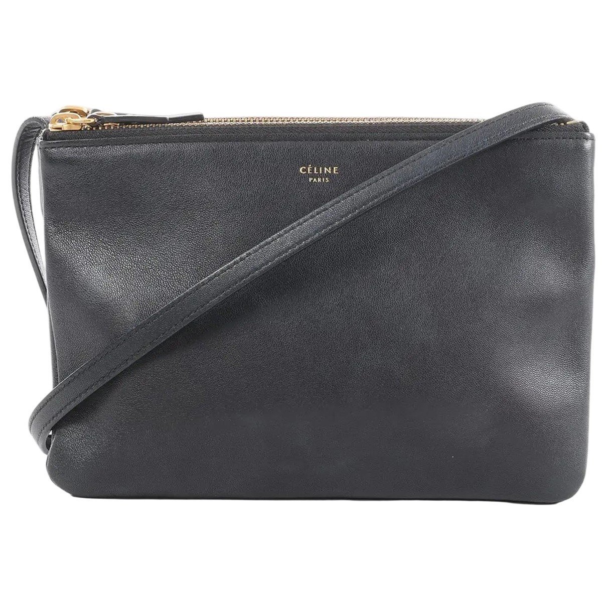Trio leather crossbody bag