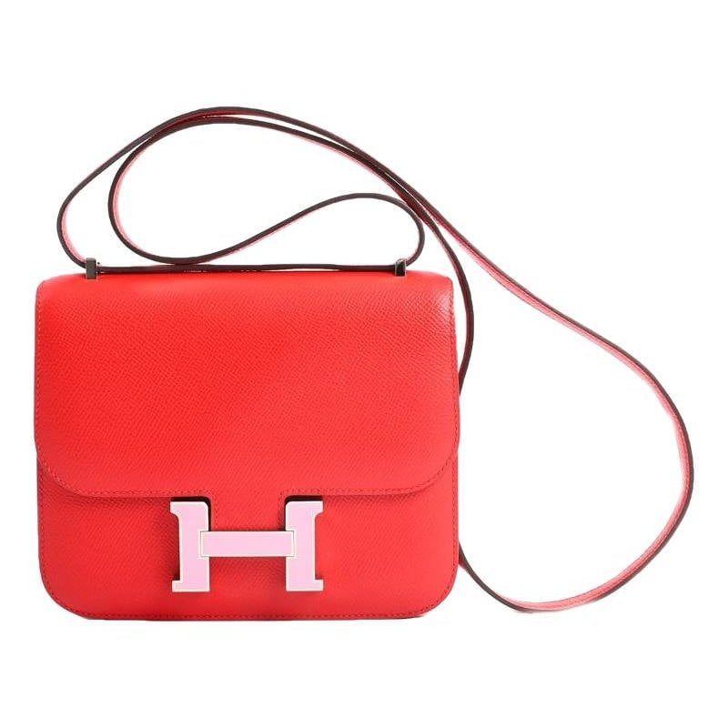 Constance leather crossbody bag