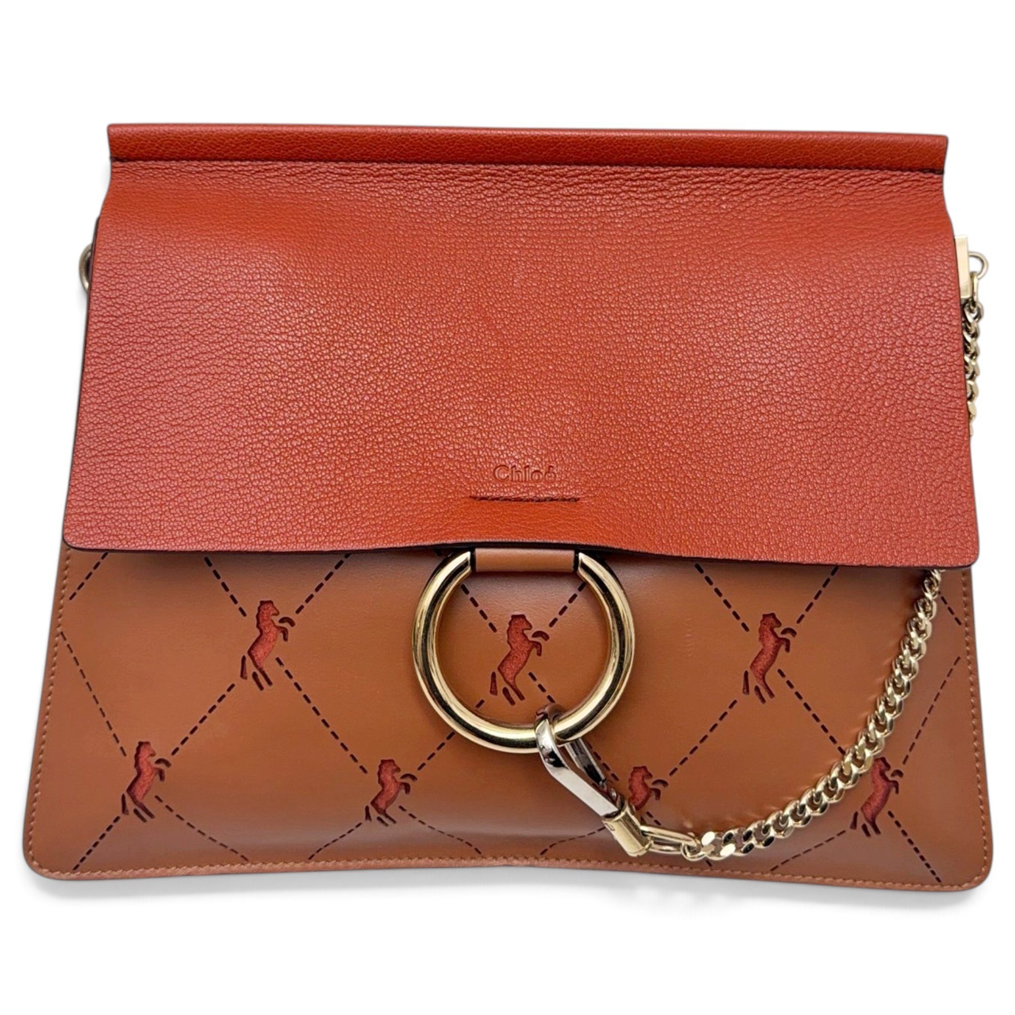 Faye leather handbag