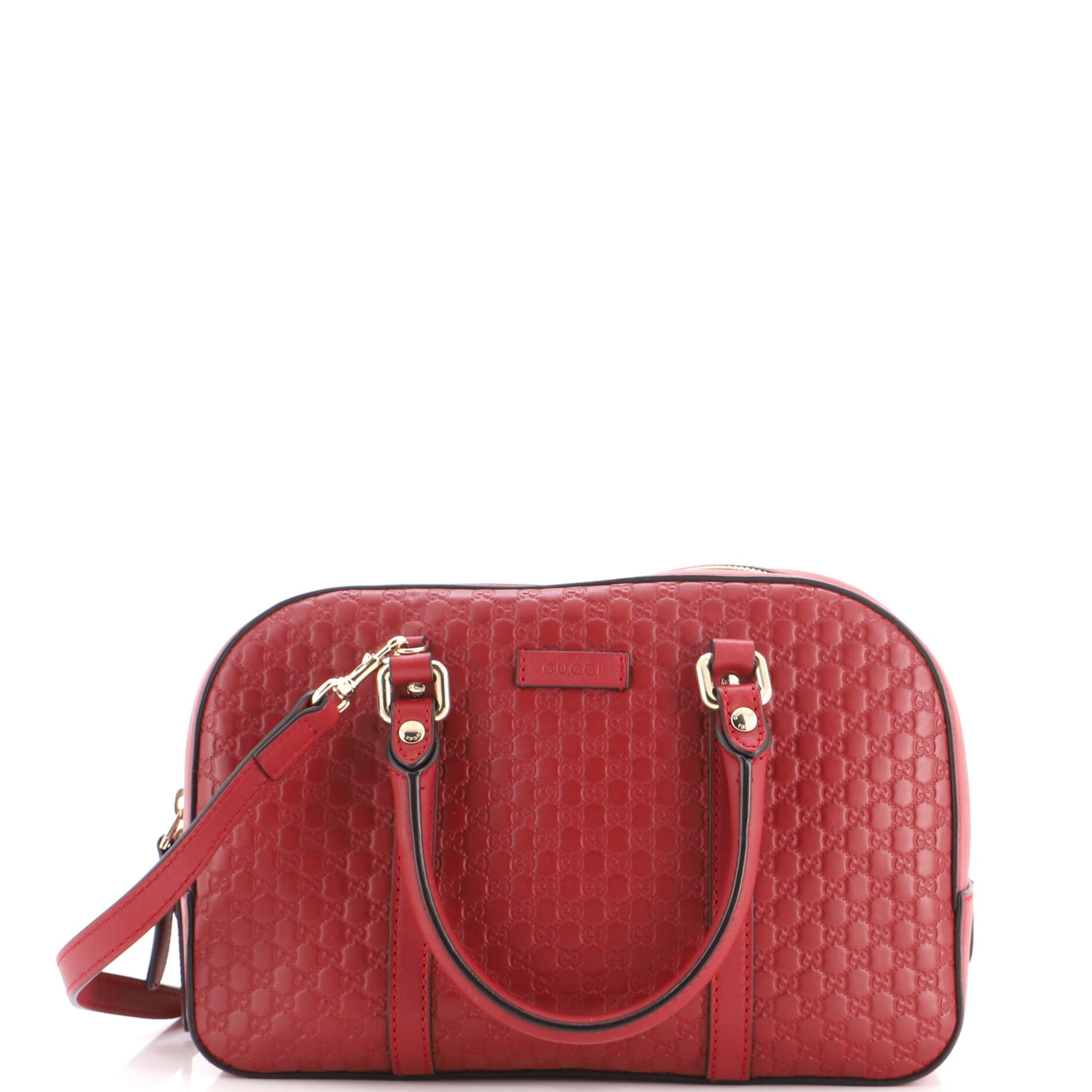 Convertible Top Handle Crossbody Bag Microguccissima Leather Small