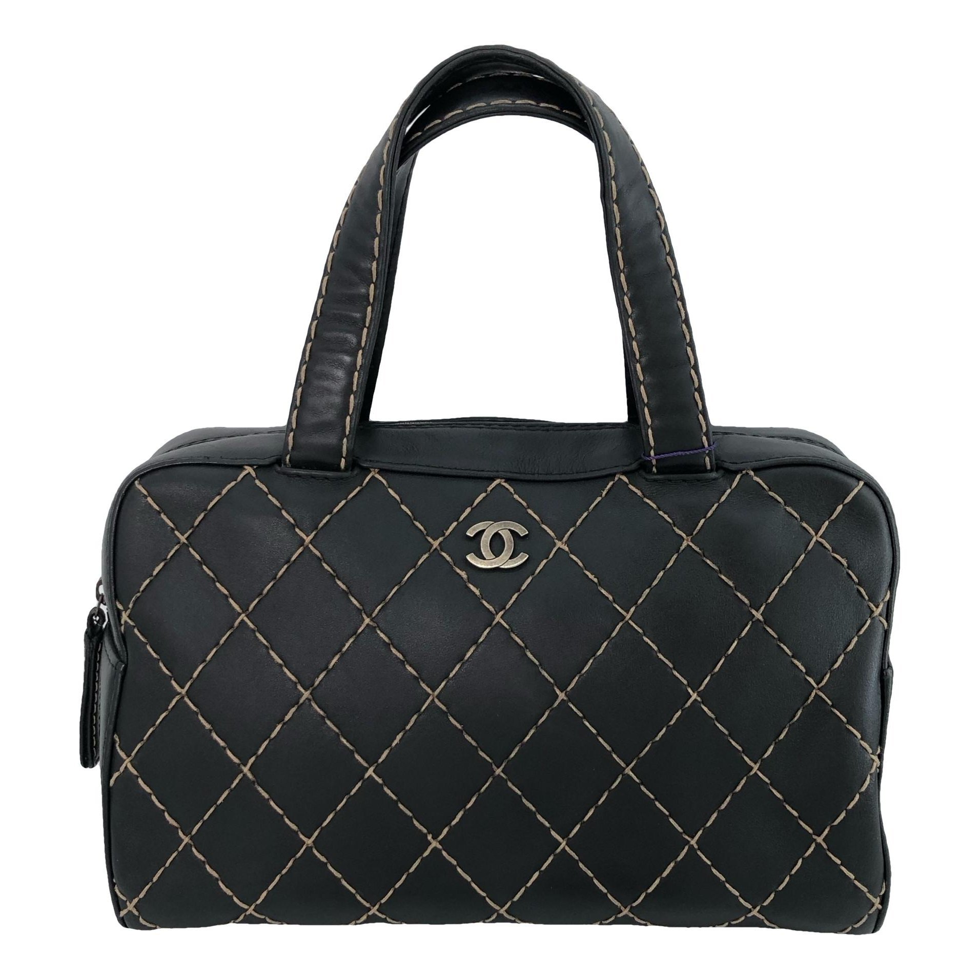 Leather handbag