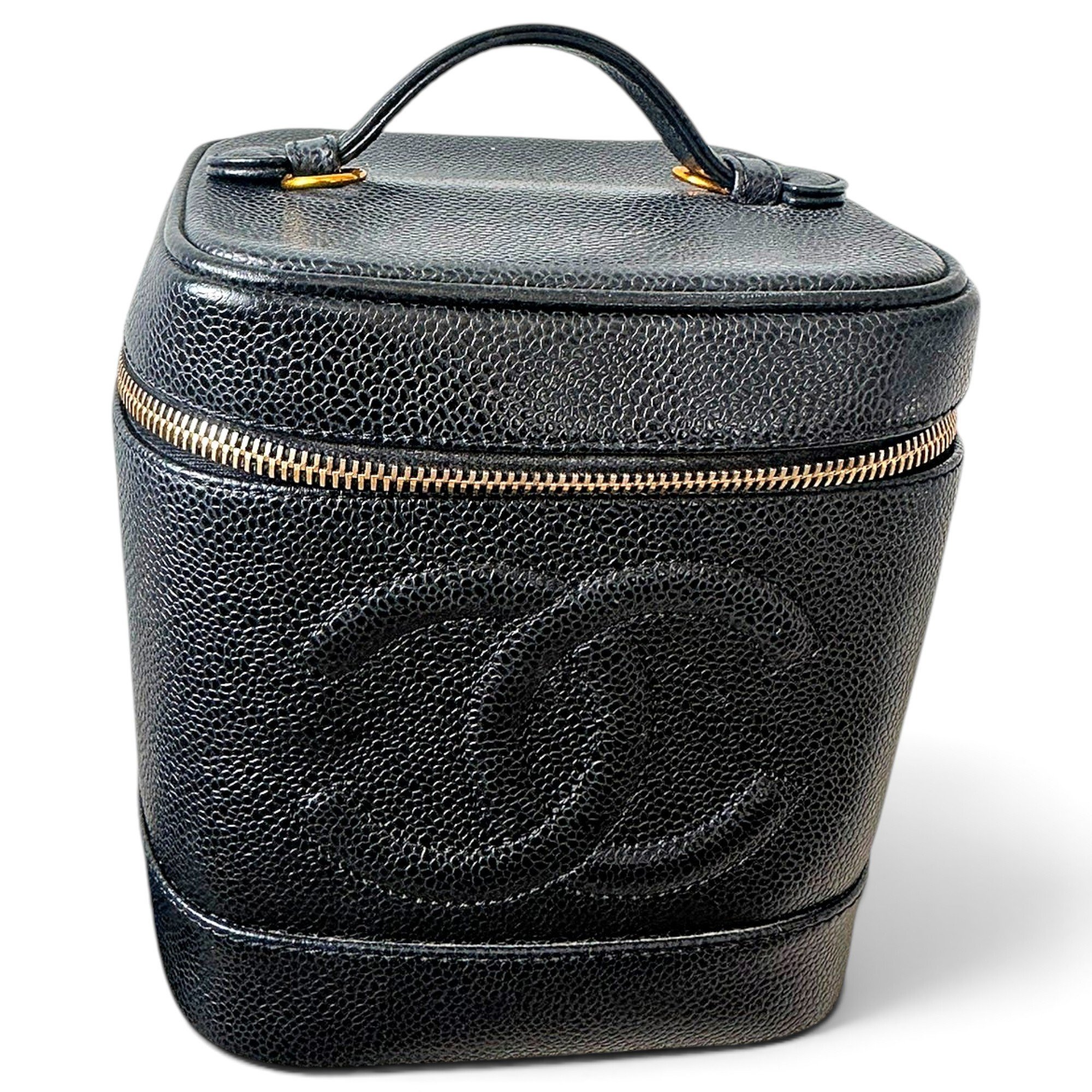Trendy CC Vanity leather handbag