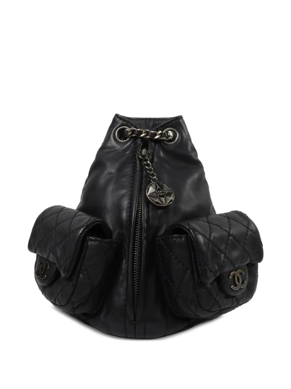 mini CC multi-pockets backpack