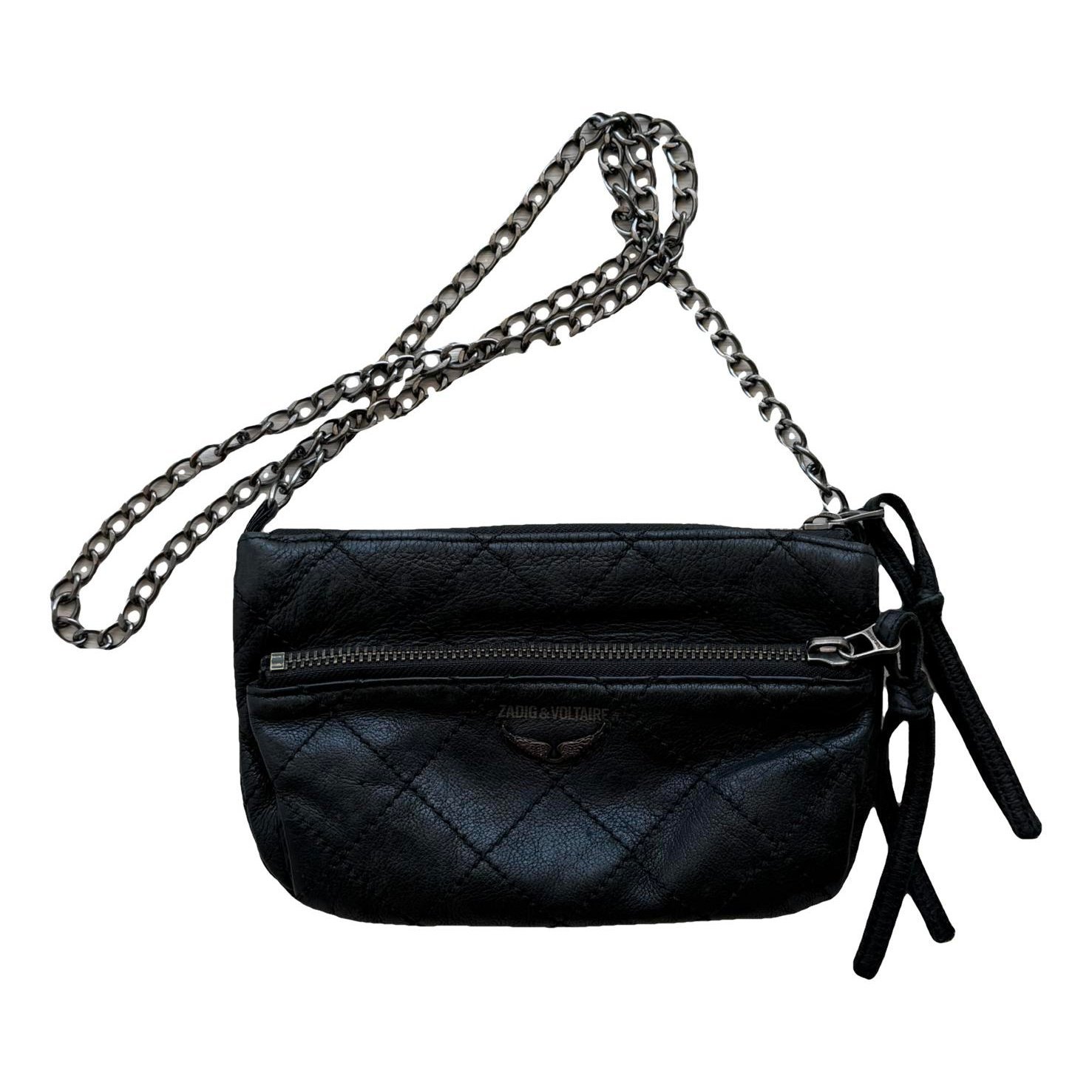 Rock leather crossbody bag