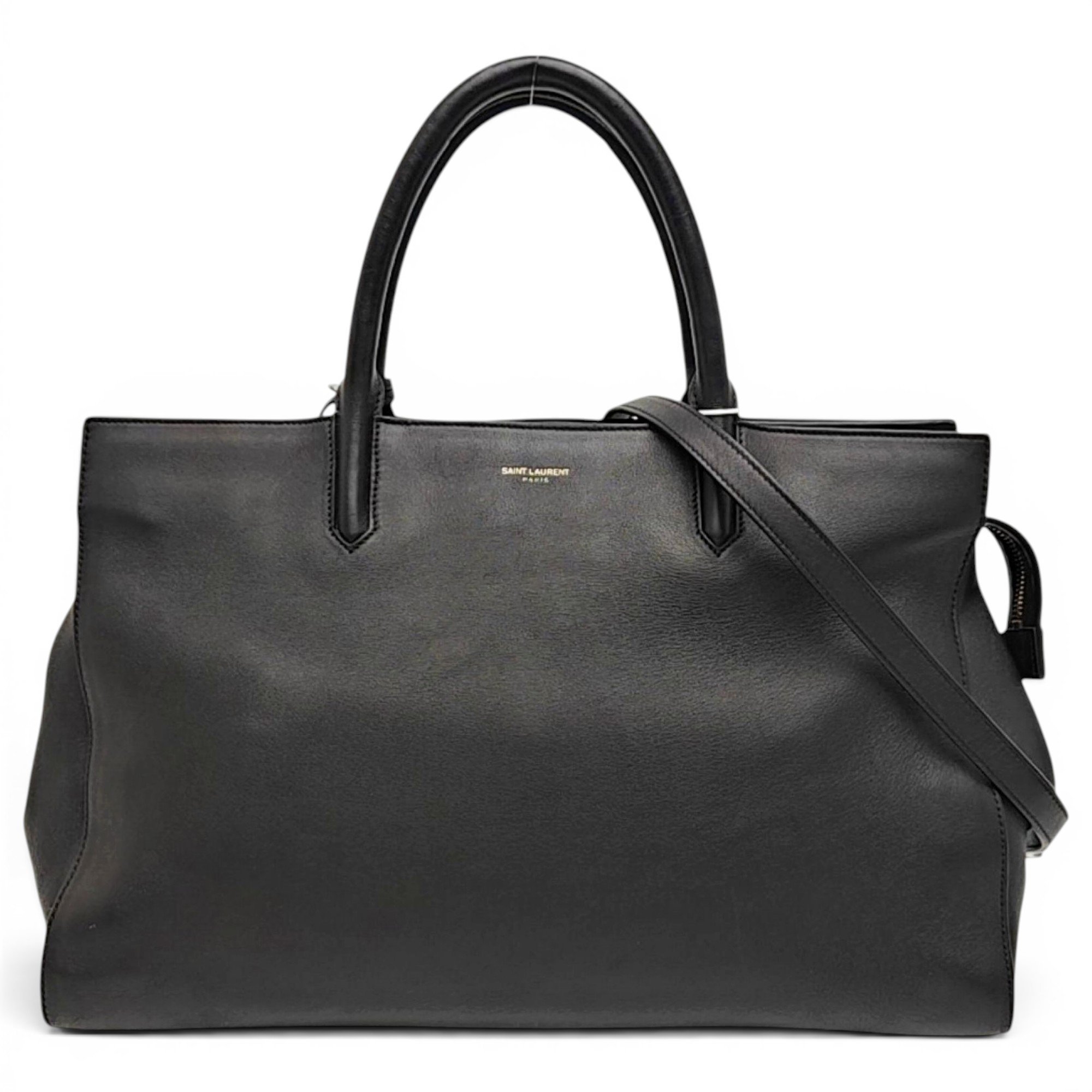 Cabas Rive Gauche leather handbag
