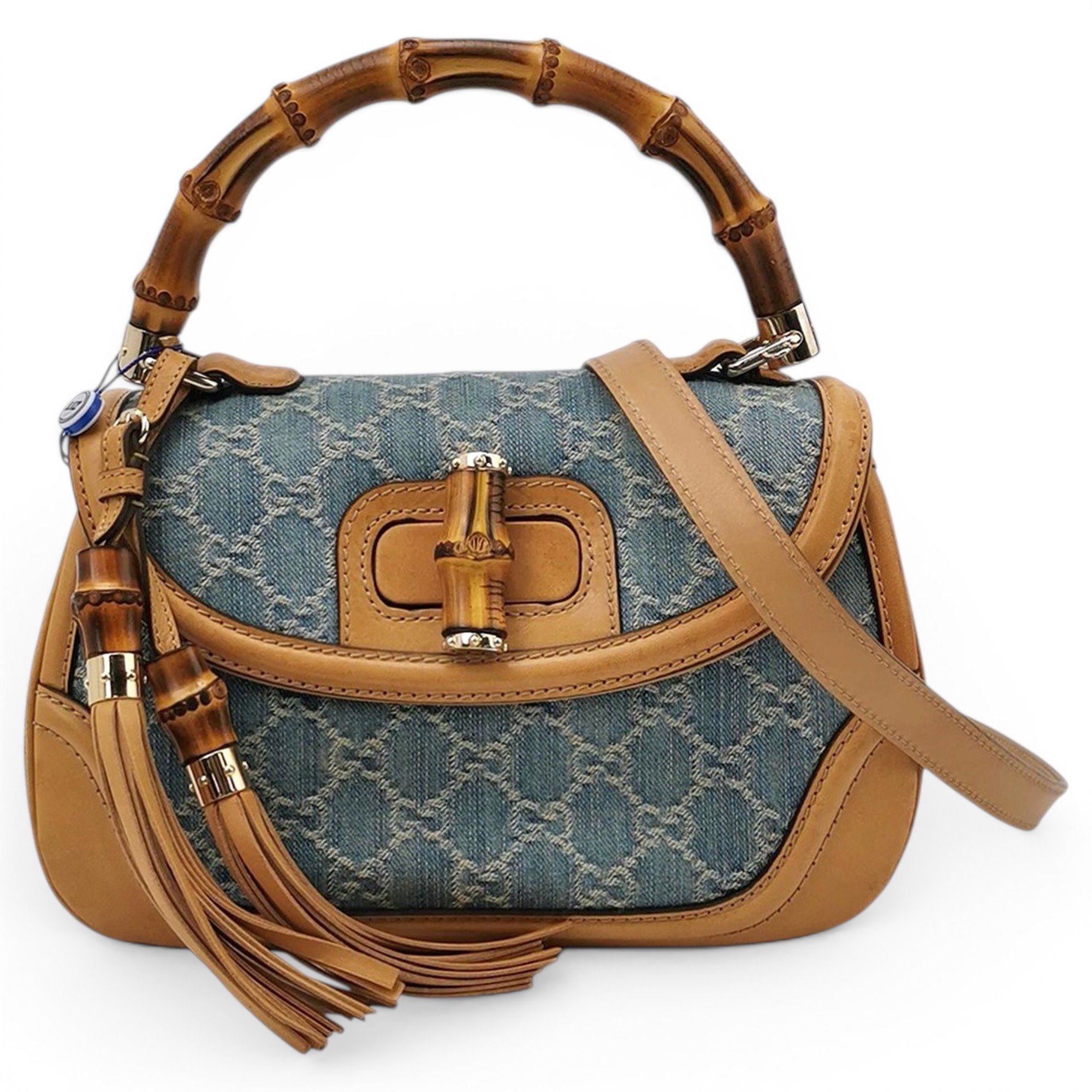 Convertible Bamboo Top Handle cloth handbag