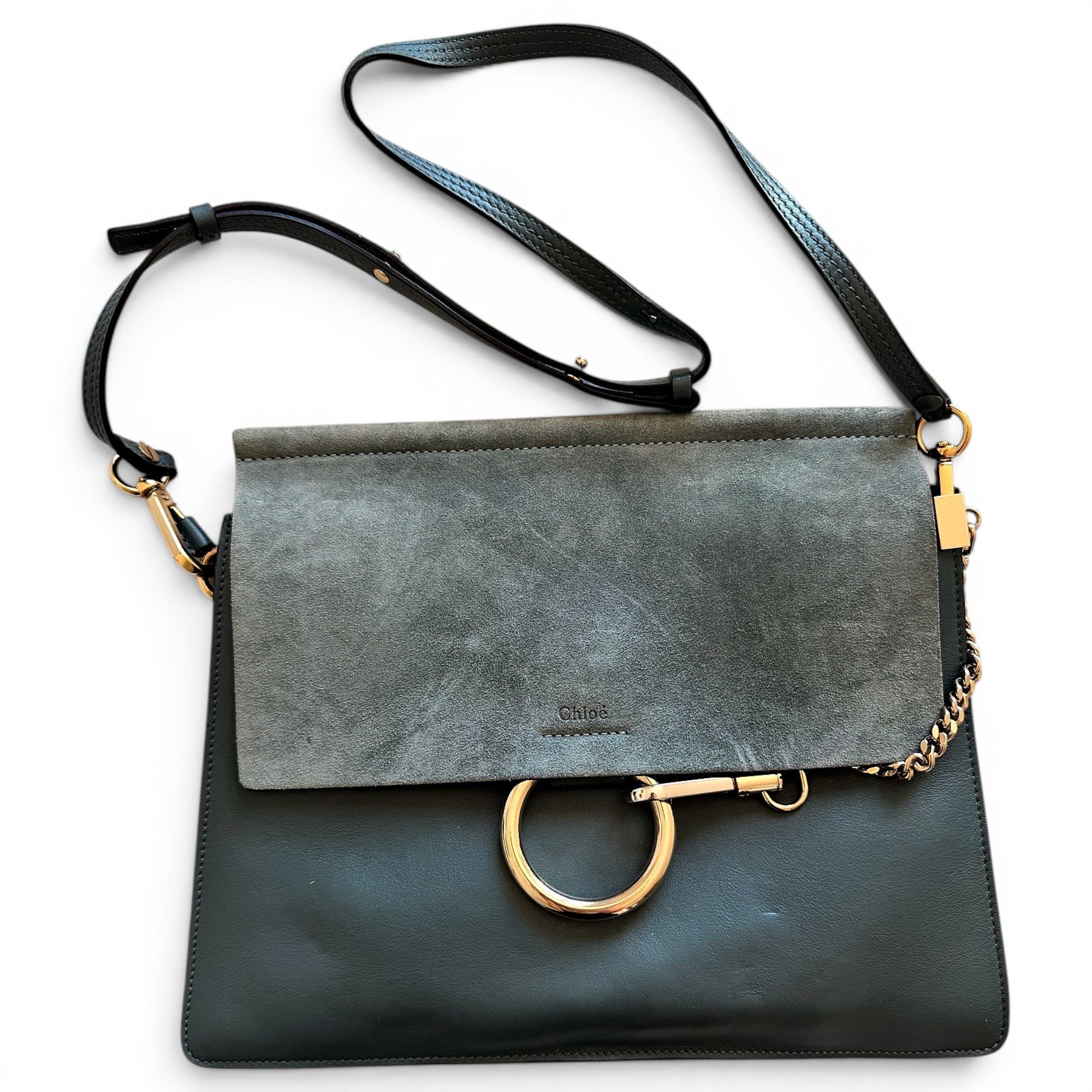 Faye leather handbag