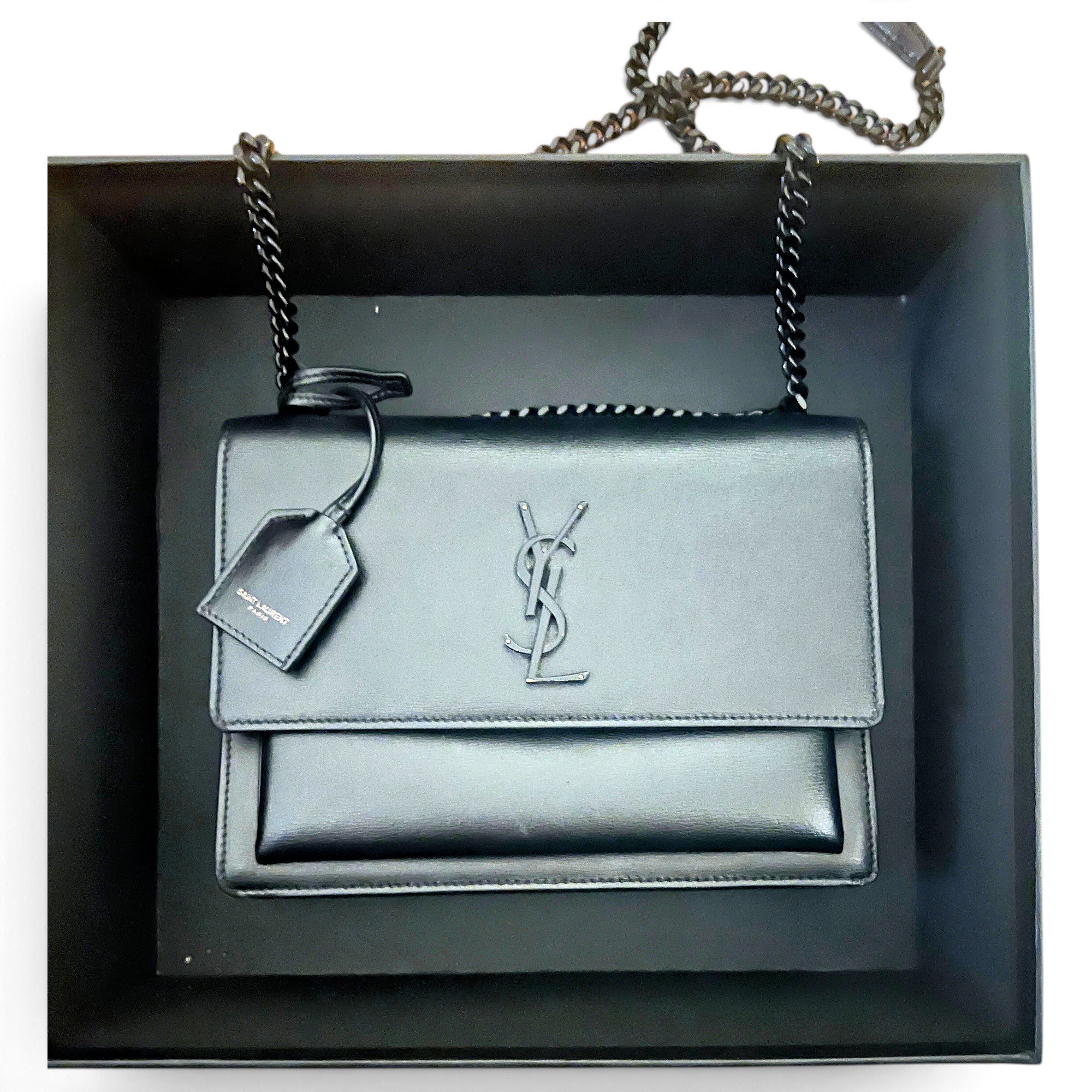 Sunset leather handbag