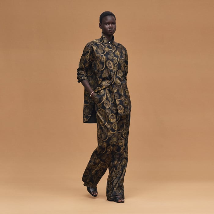 Noir "l'Enseigne Du Sellier" Wide Shirt