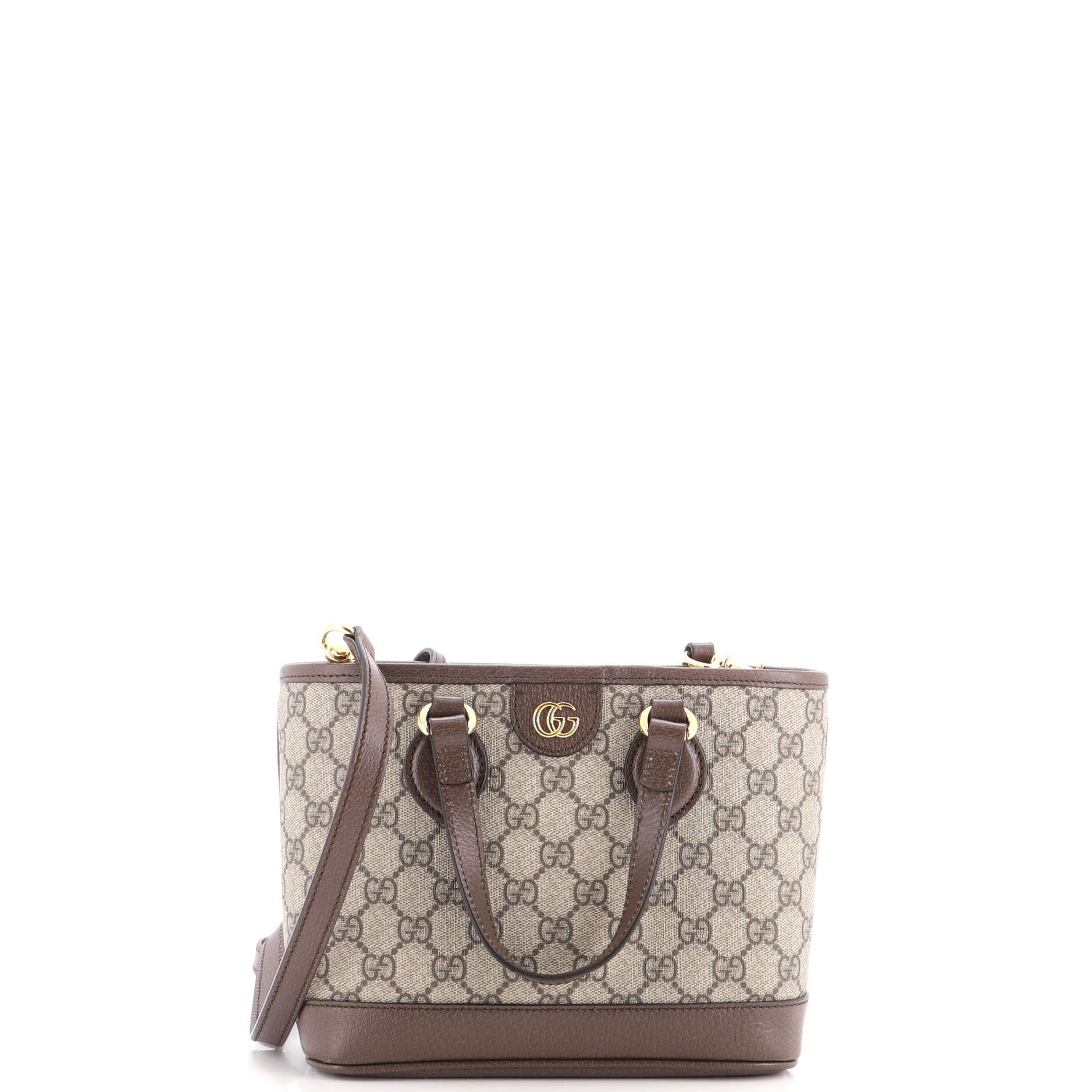 Ophidia Top Handle leather tote