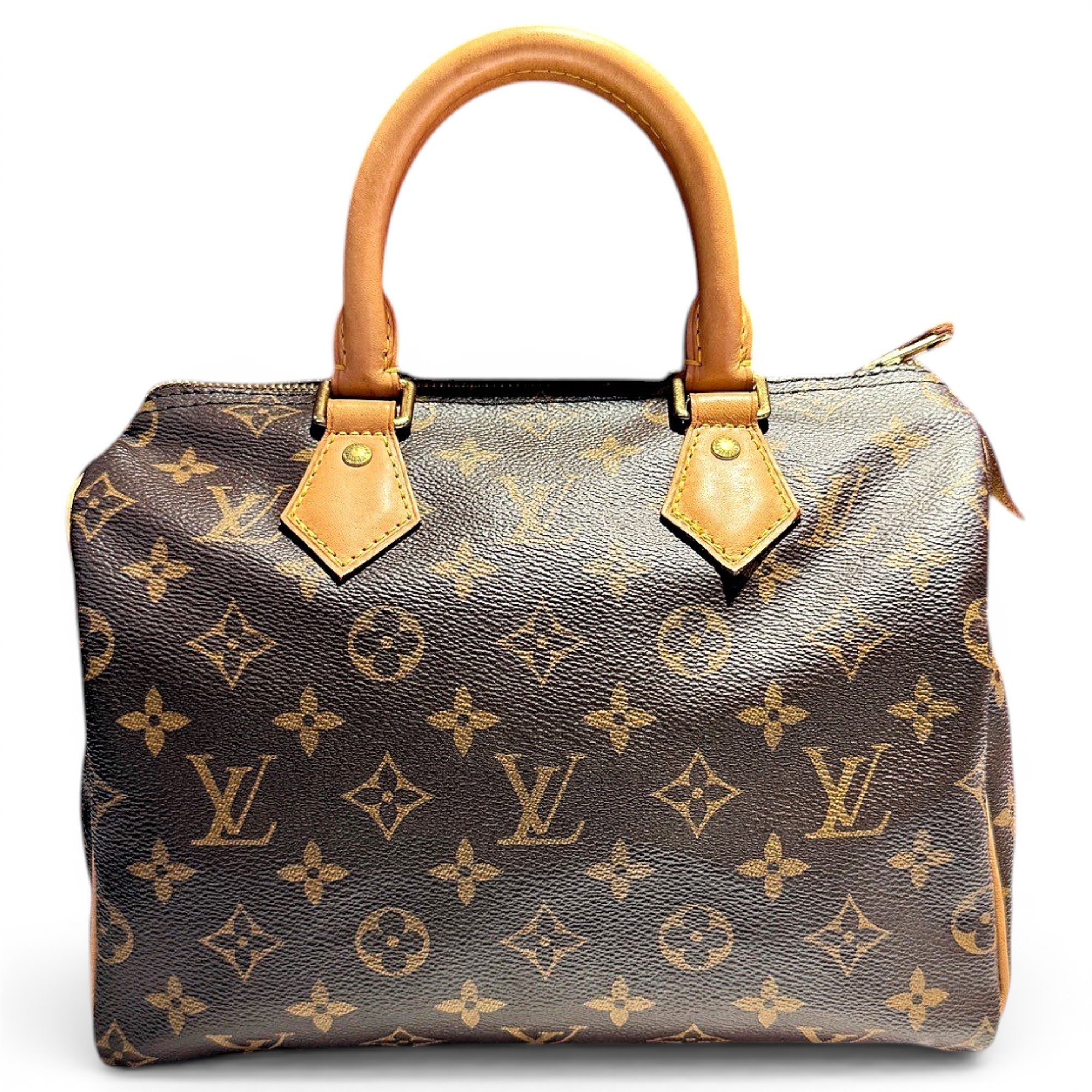 Speedy leather handbag